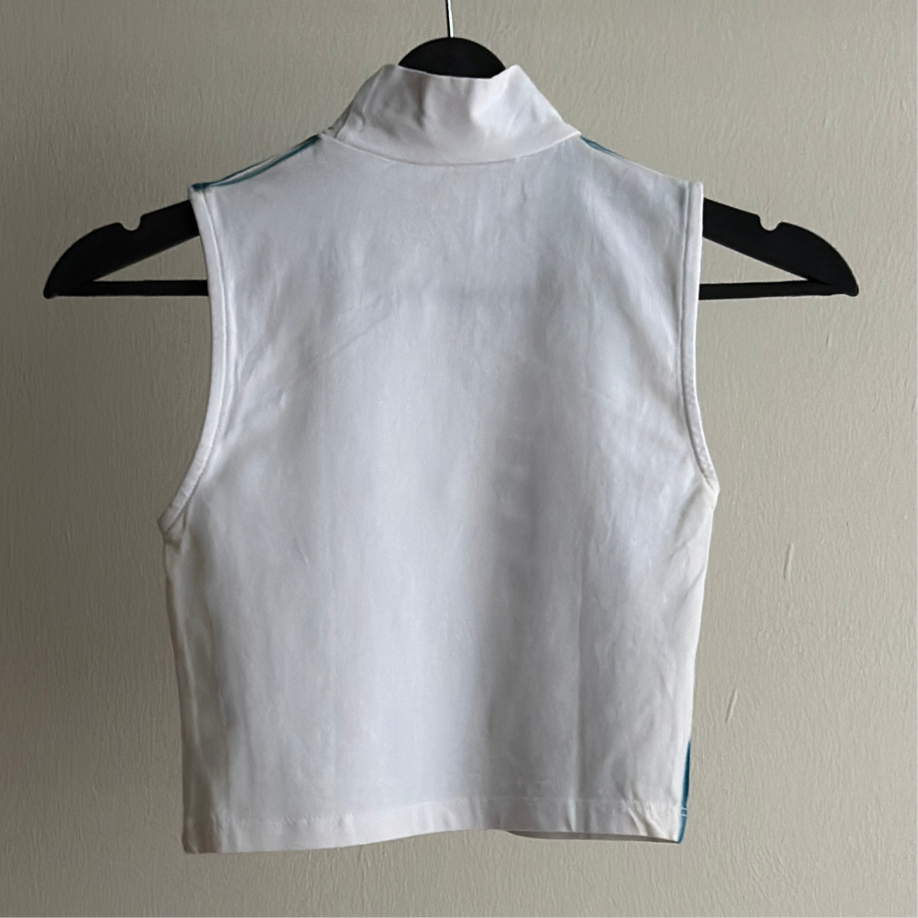 Skeleton Cyanotype Super Crop Top Sale 41