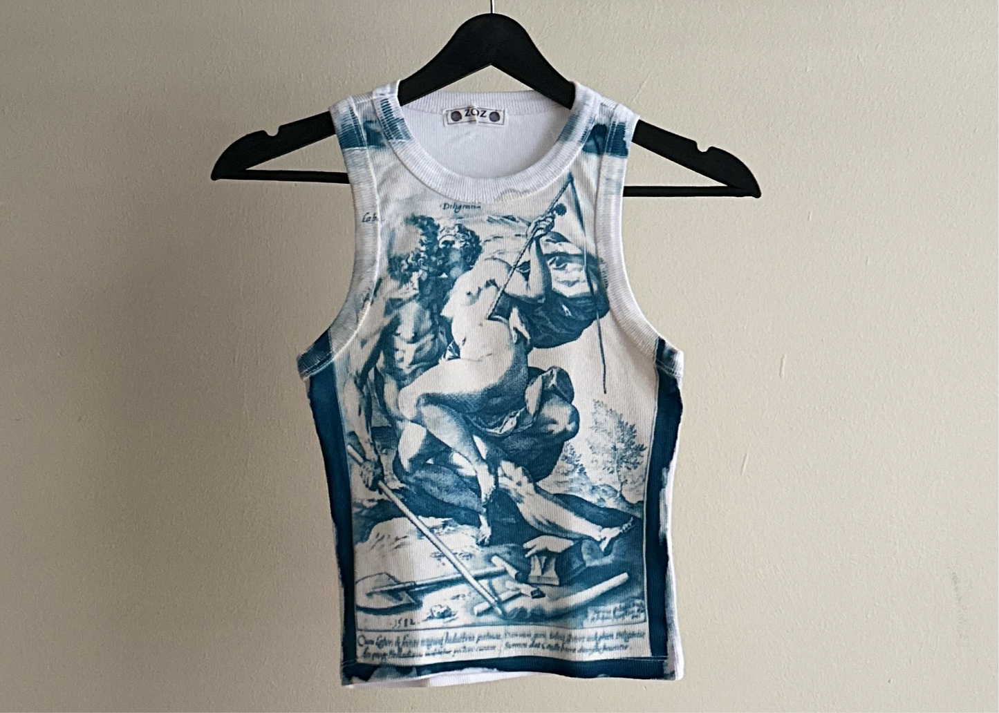 1582 Cyanotype Crop Top Sale 47