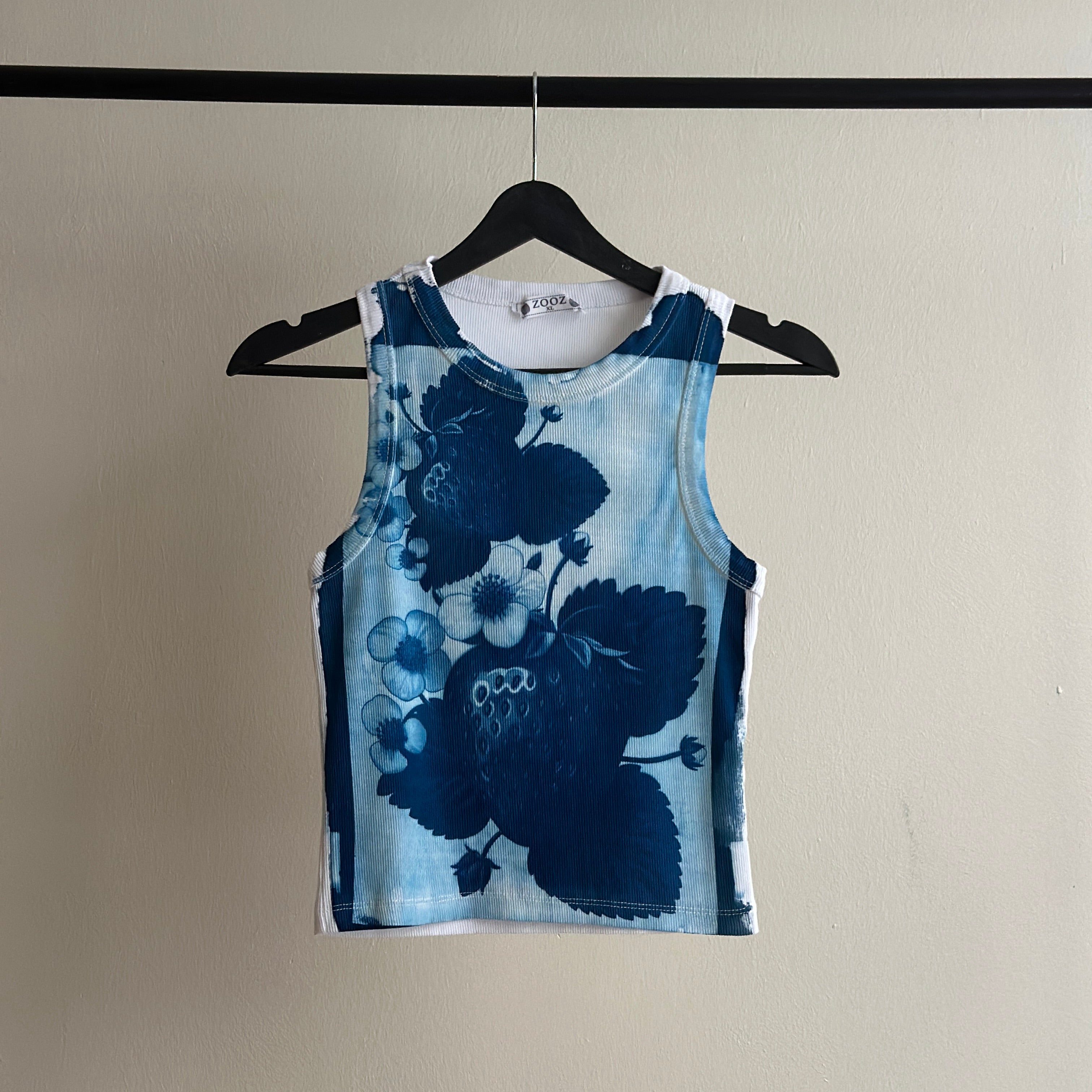 Cyanotype Crop Top Sale 106