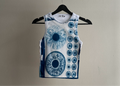 Iris Cyanotype Crop Top Sale 84
