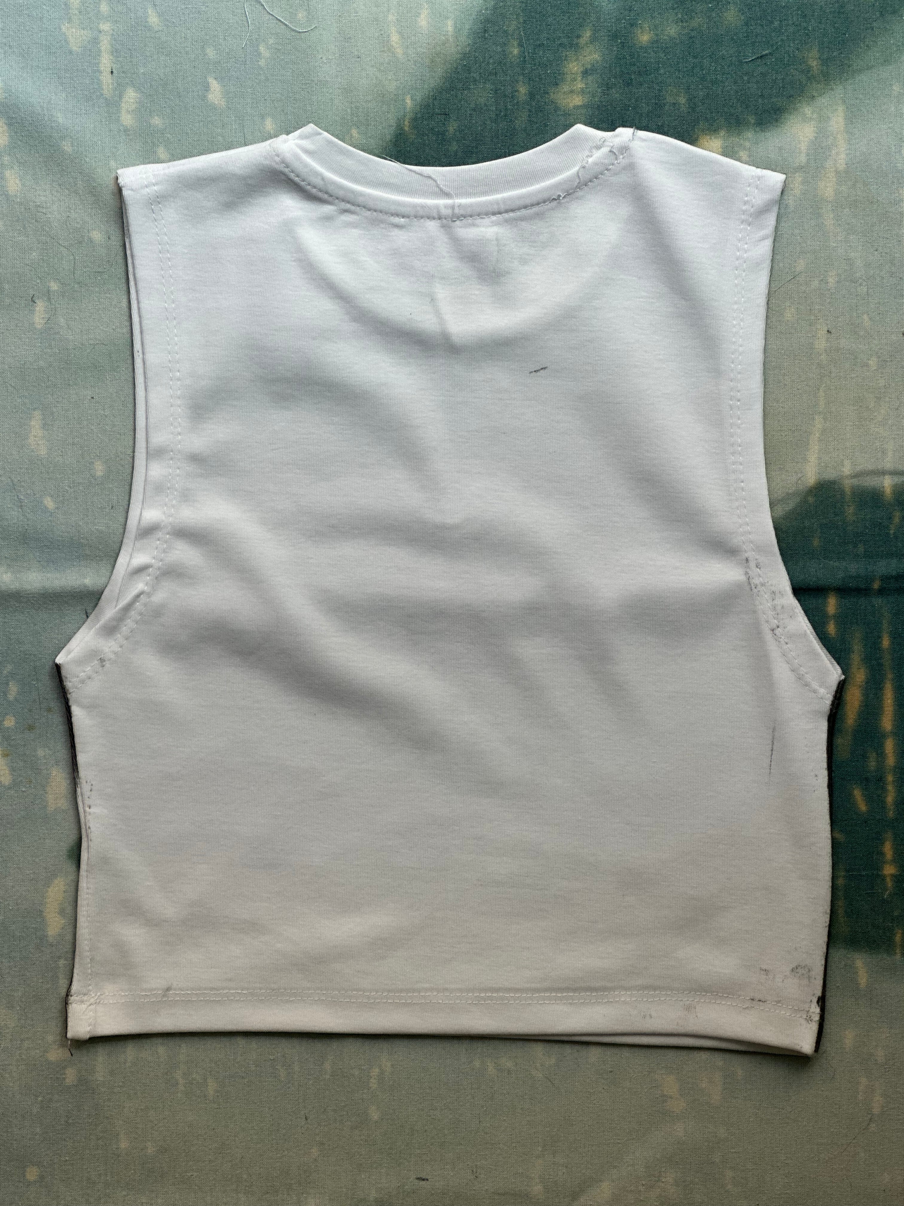 American Bog Cyanotype Super Crop Top Sale 162