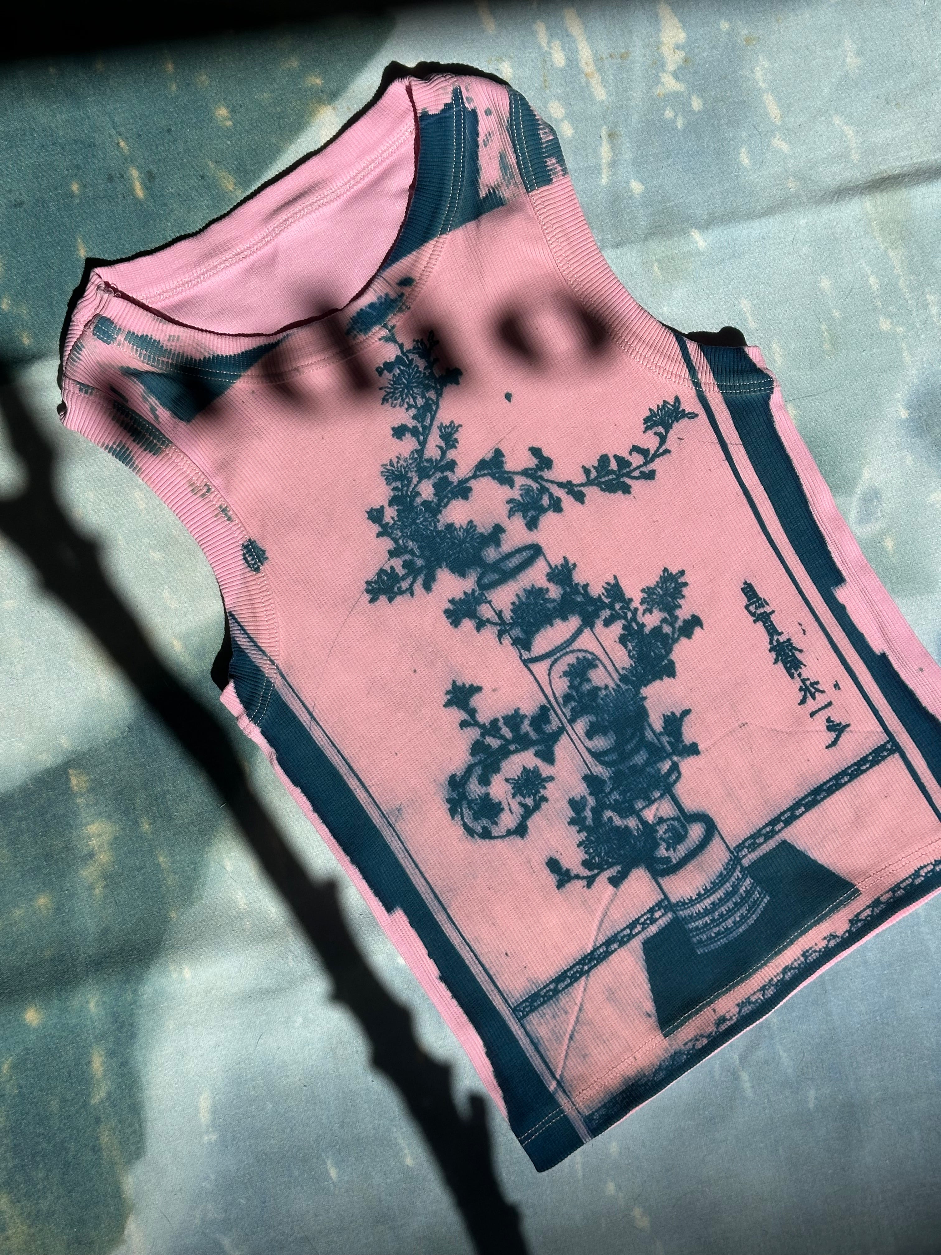 Shofu Cyanotype Crop Top