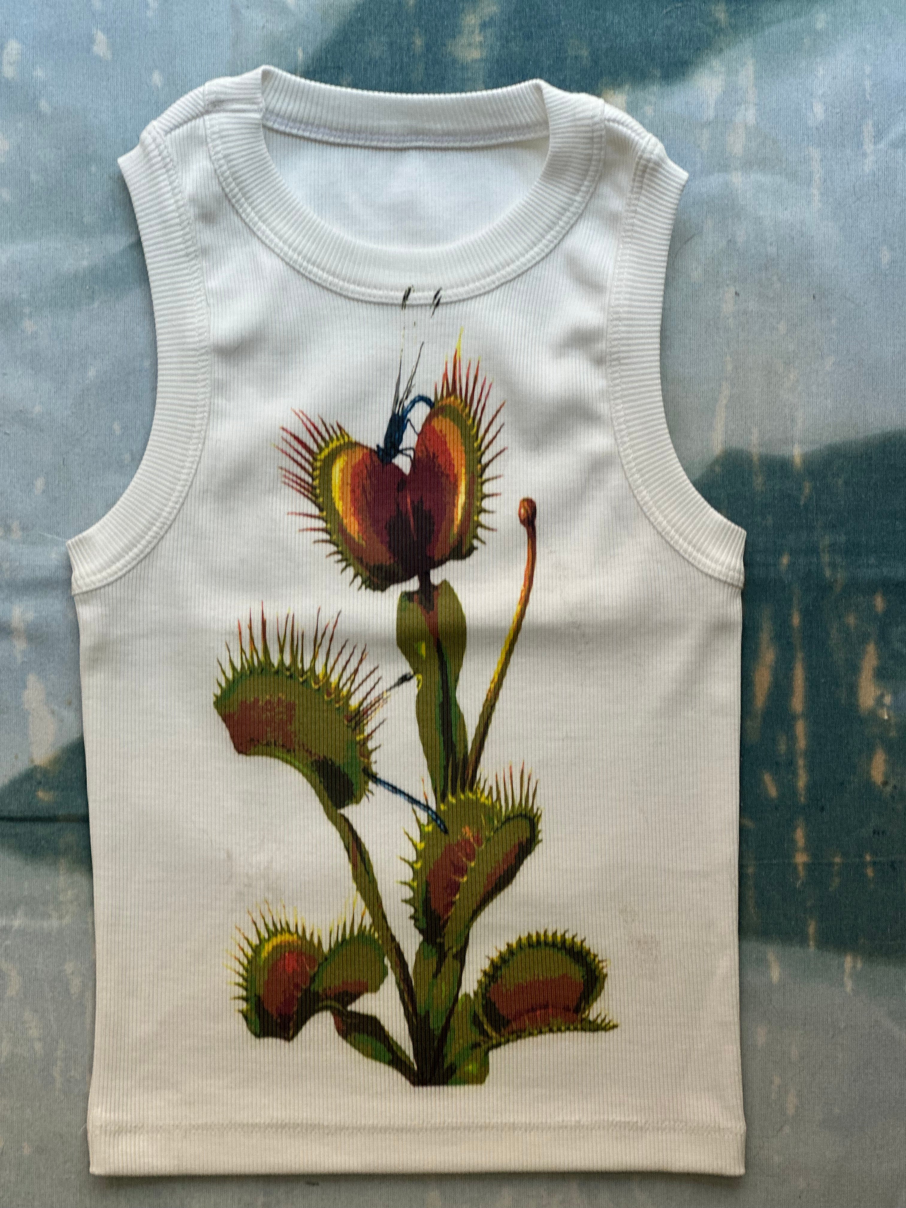 Venus Flytrap Poster DTG Crop Top Sale 175