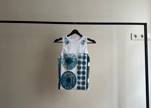 Iris Cyanotype Tank Top Sale 109