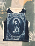 Holy Cyanotype Crop Top Sale 230