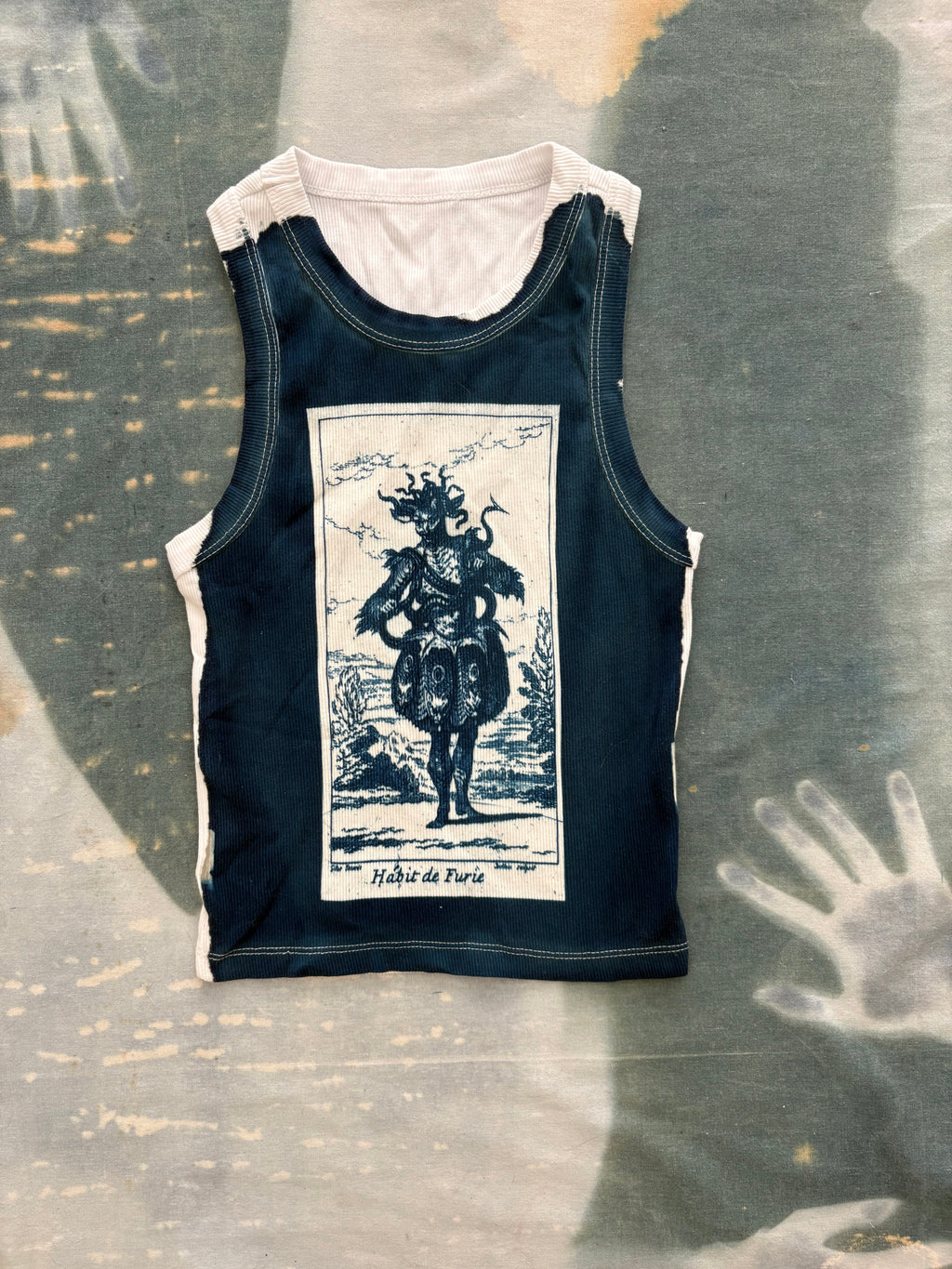 Habit Cyanotype Crop Top Sale 223