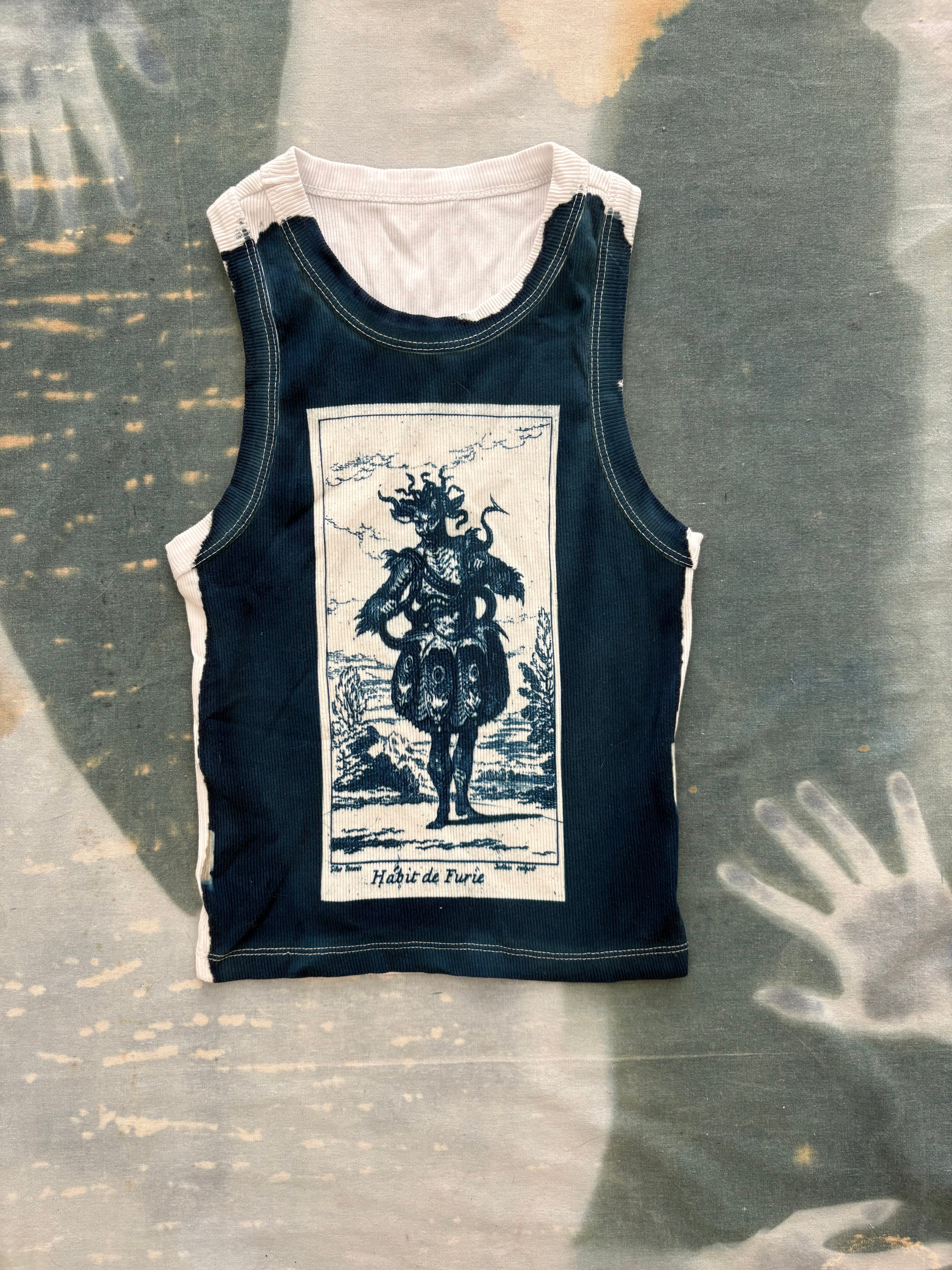 Habit Cyanotype Crop Top Sale 223