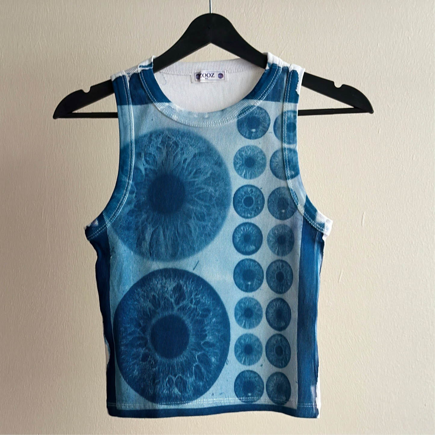 Iris Cyanotype Crop Top Sale 11