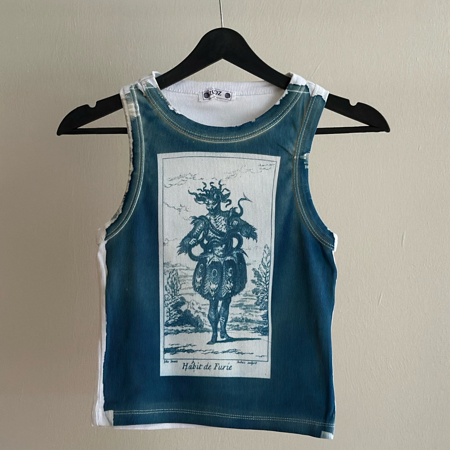 Habit Cyanotype Crop Top Sale 28