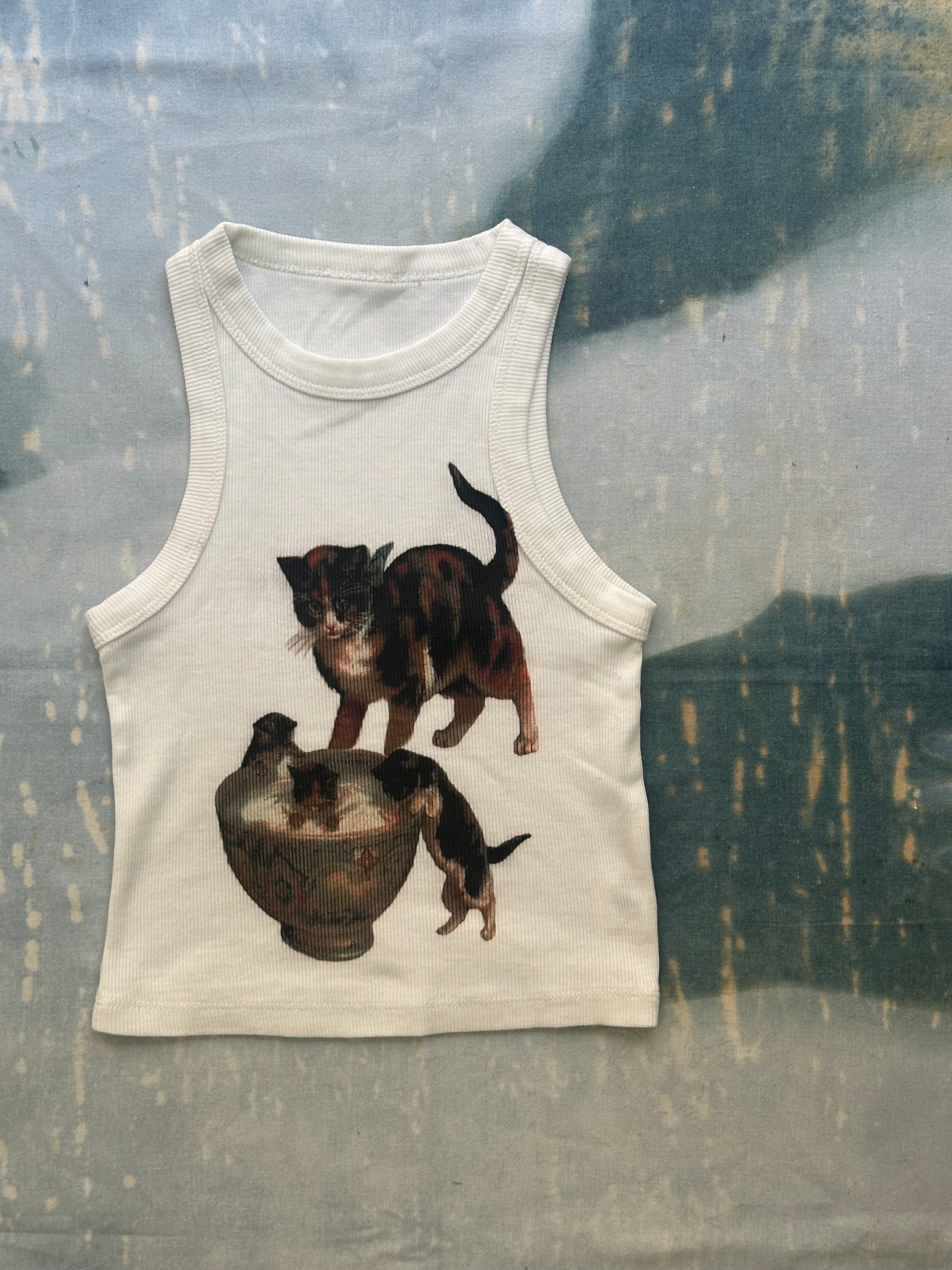 Cats Crop Top Sale 177