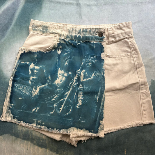 Perge Cyanotype Skort Sale 107