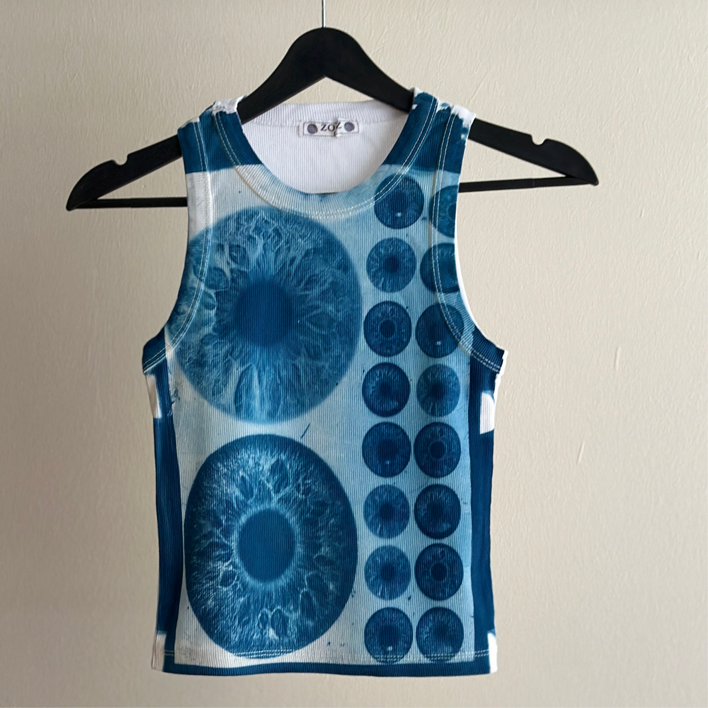 Iris Cyanotype Crop Top Sale 5