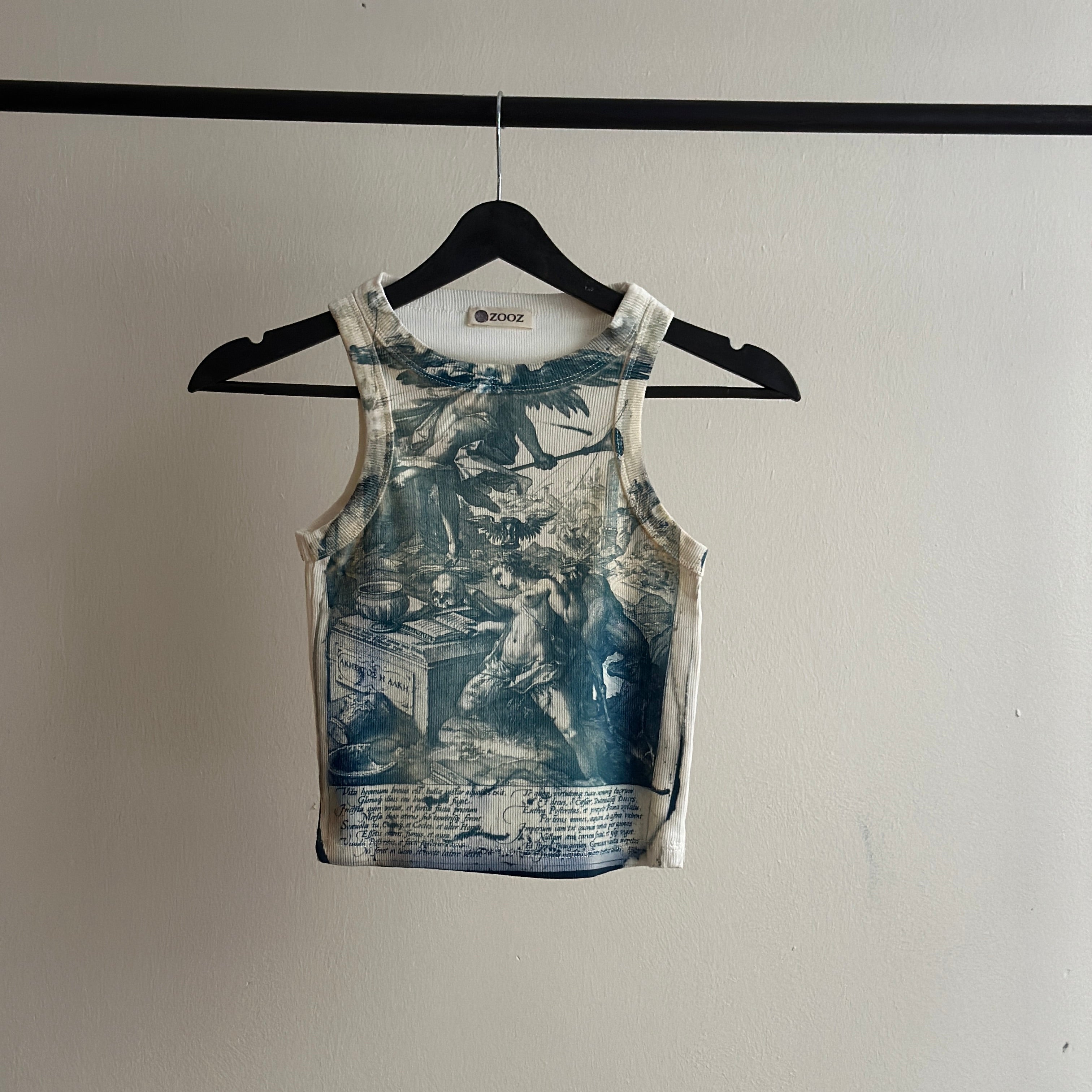 Historie Cyanotype Crop Top Sale 113