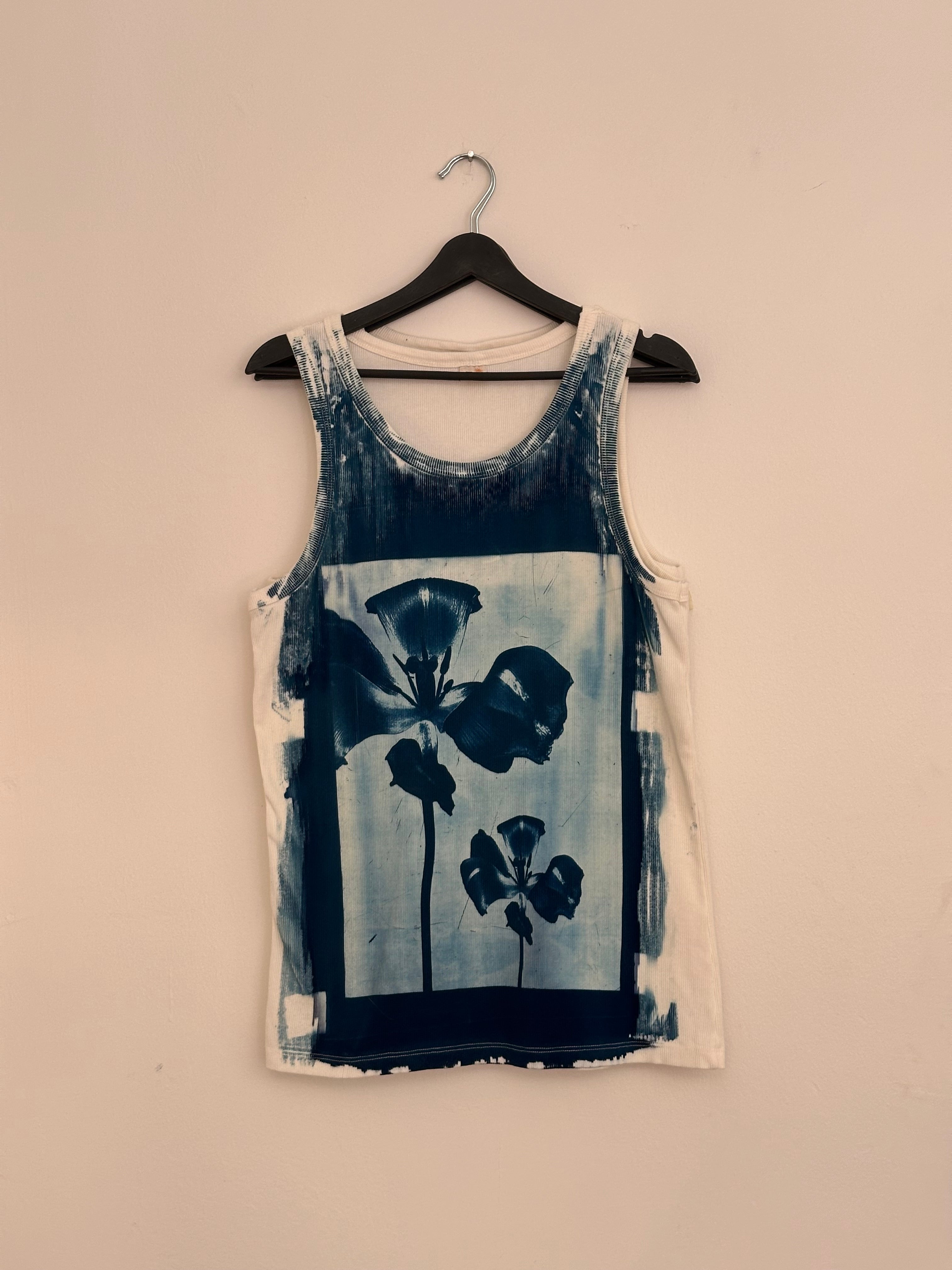 Flowers Cyanotype Men’s Top