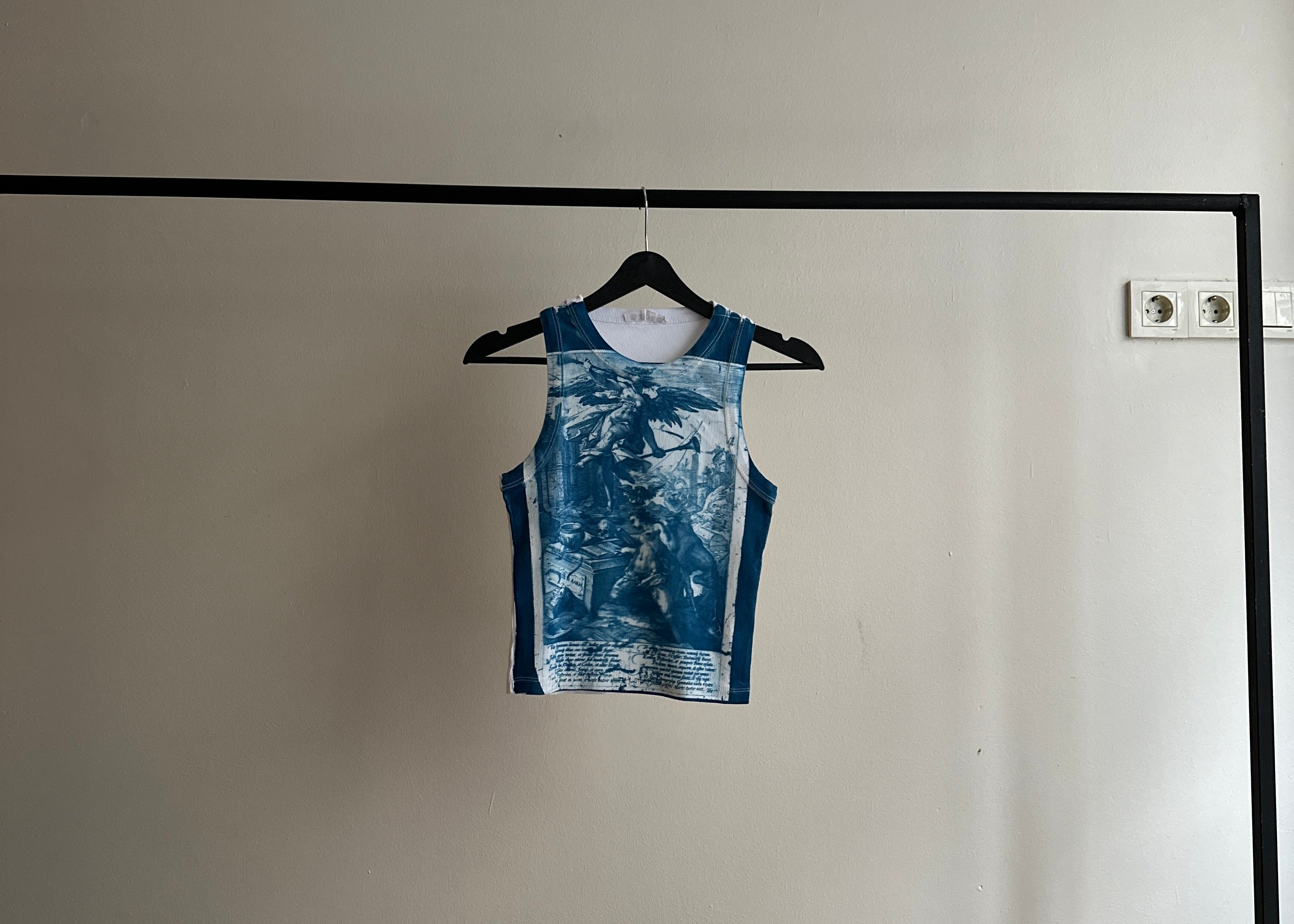 Historie Cyanotype Crop Top Sale 110