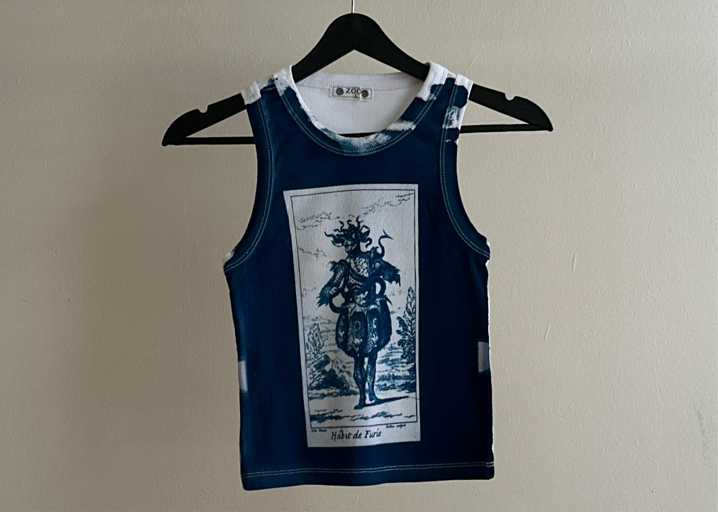 Habit Cyanotype Crop Top Sale 33