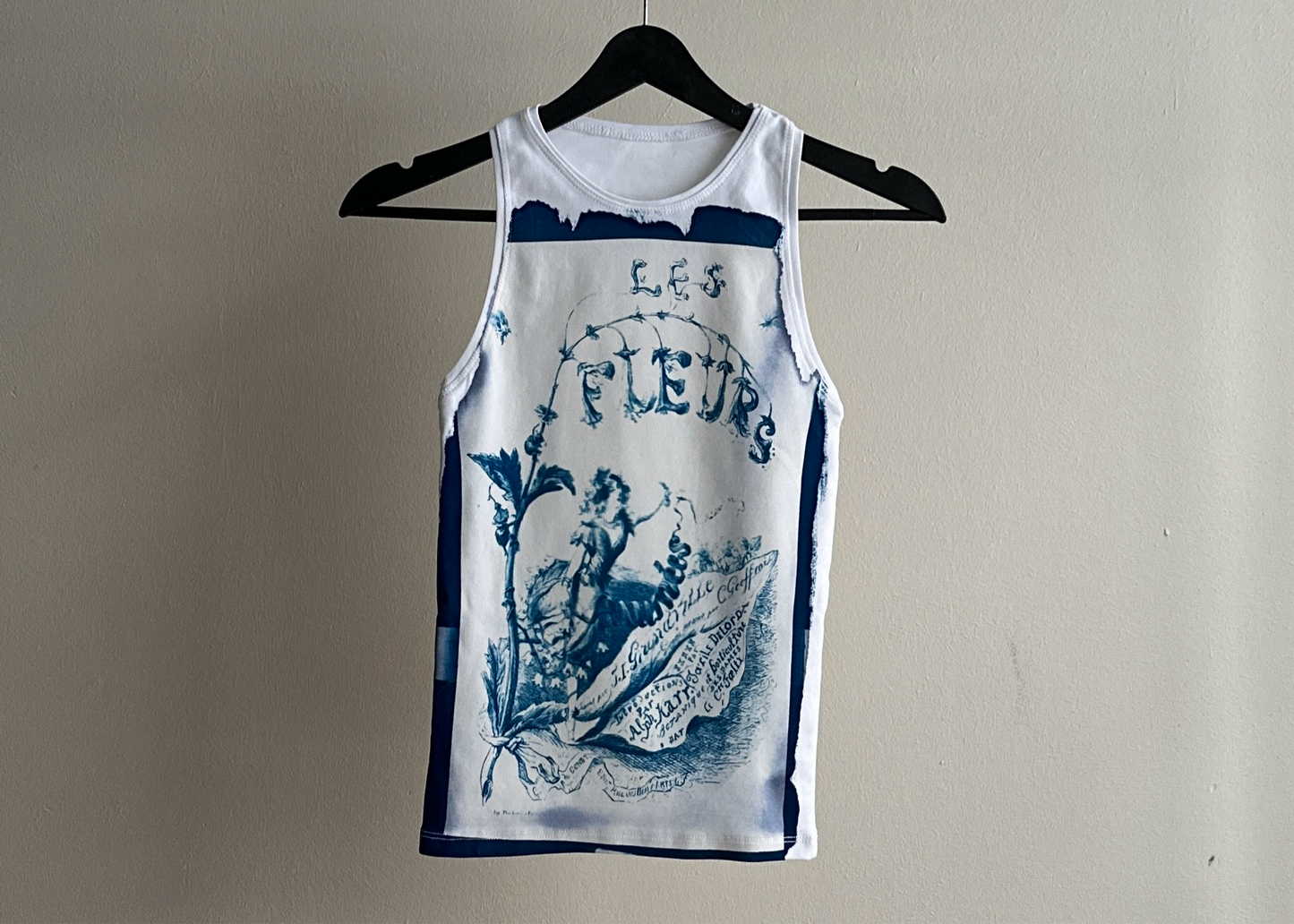 Flores Cyanotype Tank Top Sale 81