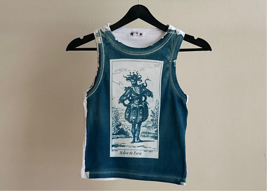 Habit Cyanotype Crop Top Sale 28