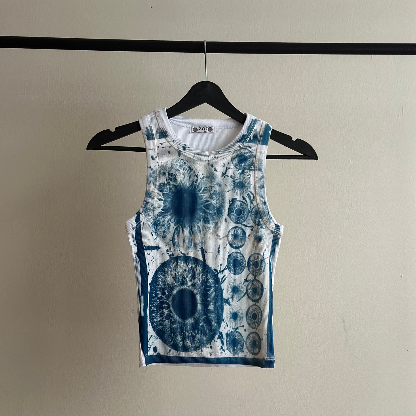 Iris Cyanotype Crop Top Sale 119