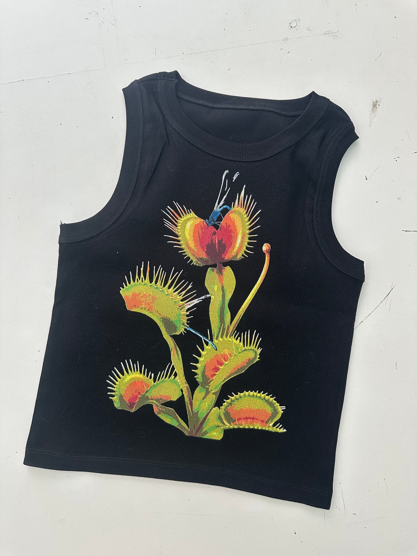 Venus Flytrap Poster Crop Top