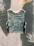 Waves Cyanotype Super Crop Top Sale 216