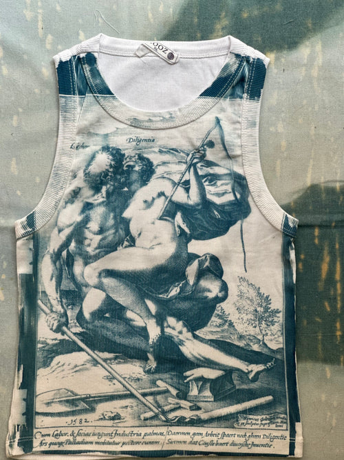 1582 Cyanotype Crop Top Sale 165