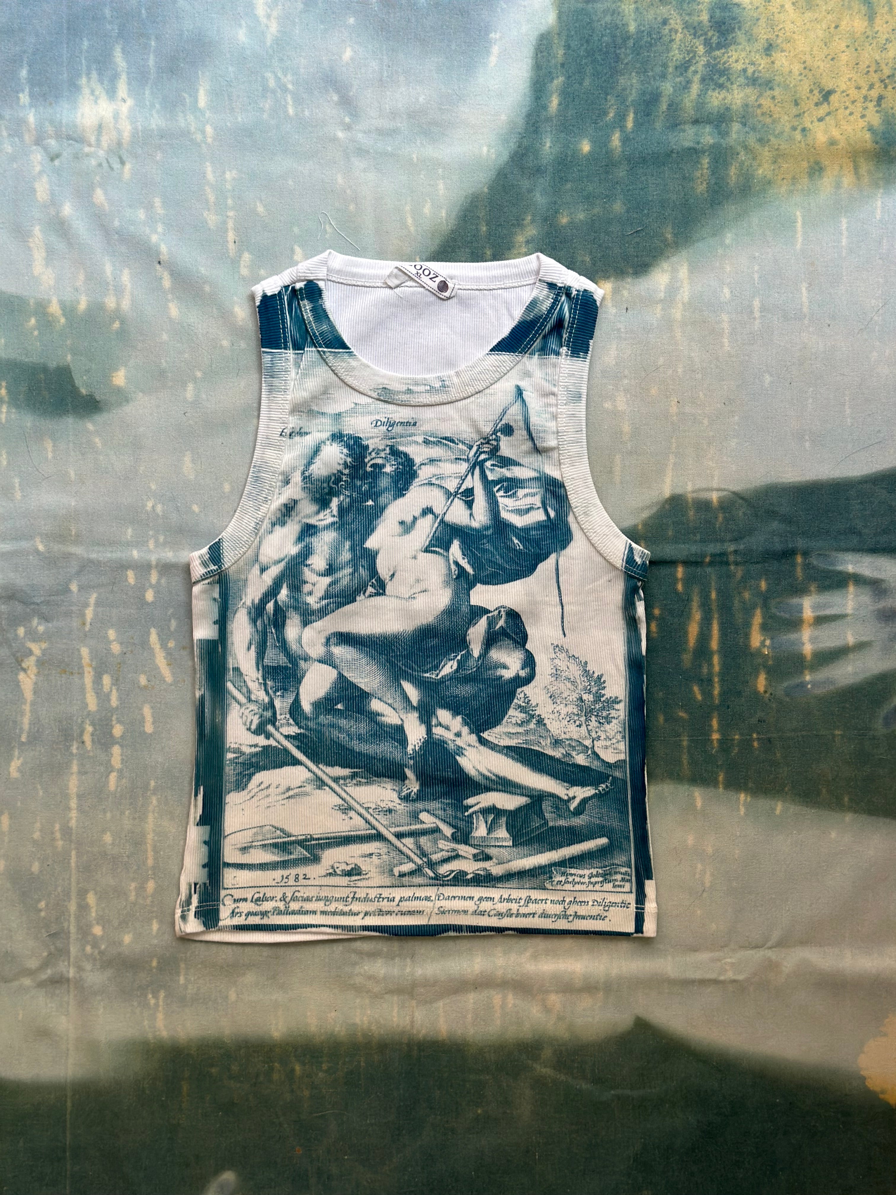1582 Cyanotype Crop Top Sale 165