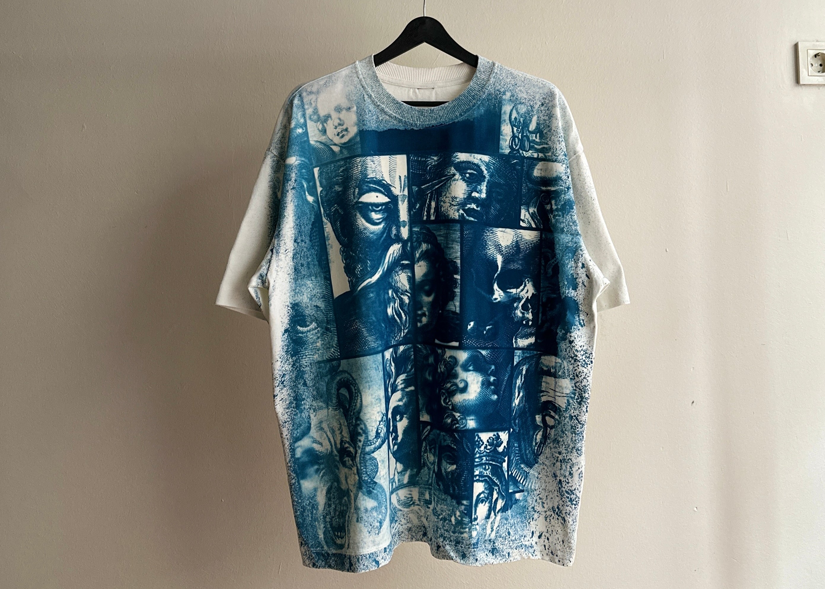 Side to Side Cyanotype T-shirt Sale 73