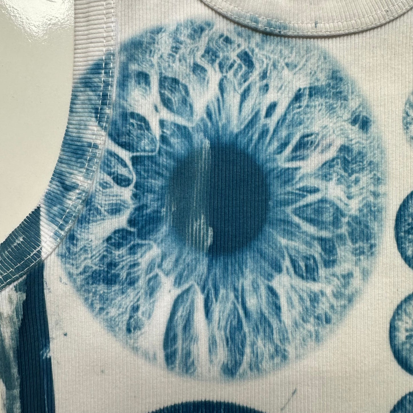 Iris Cyanotype Crop Top Sale 3