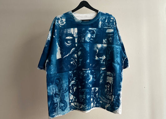 Side to Side Cyanotype T-shirt Sale 74