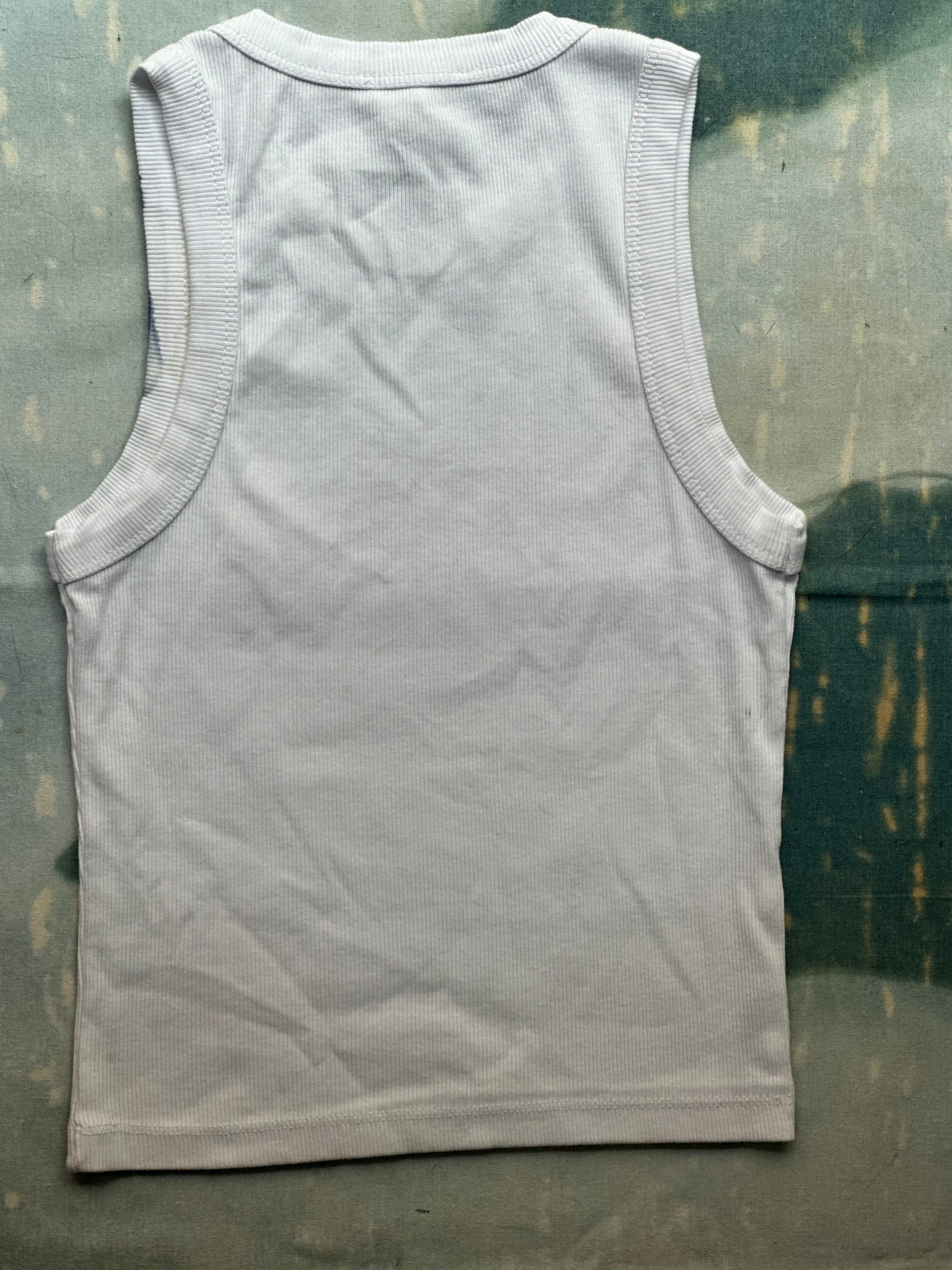 Stamps Cyanotype Crop Top Sale 154