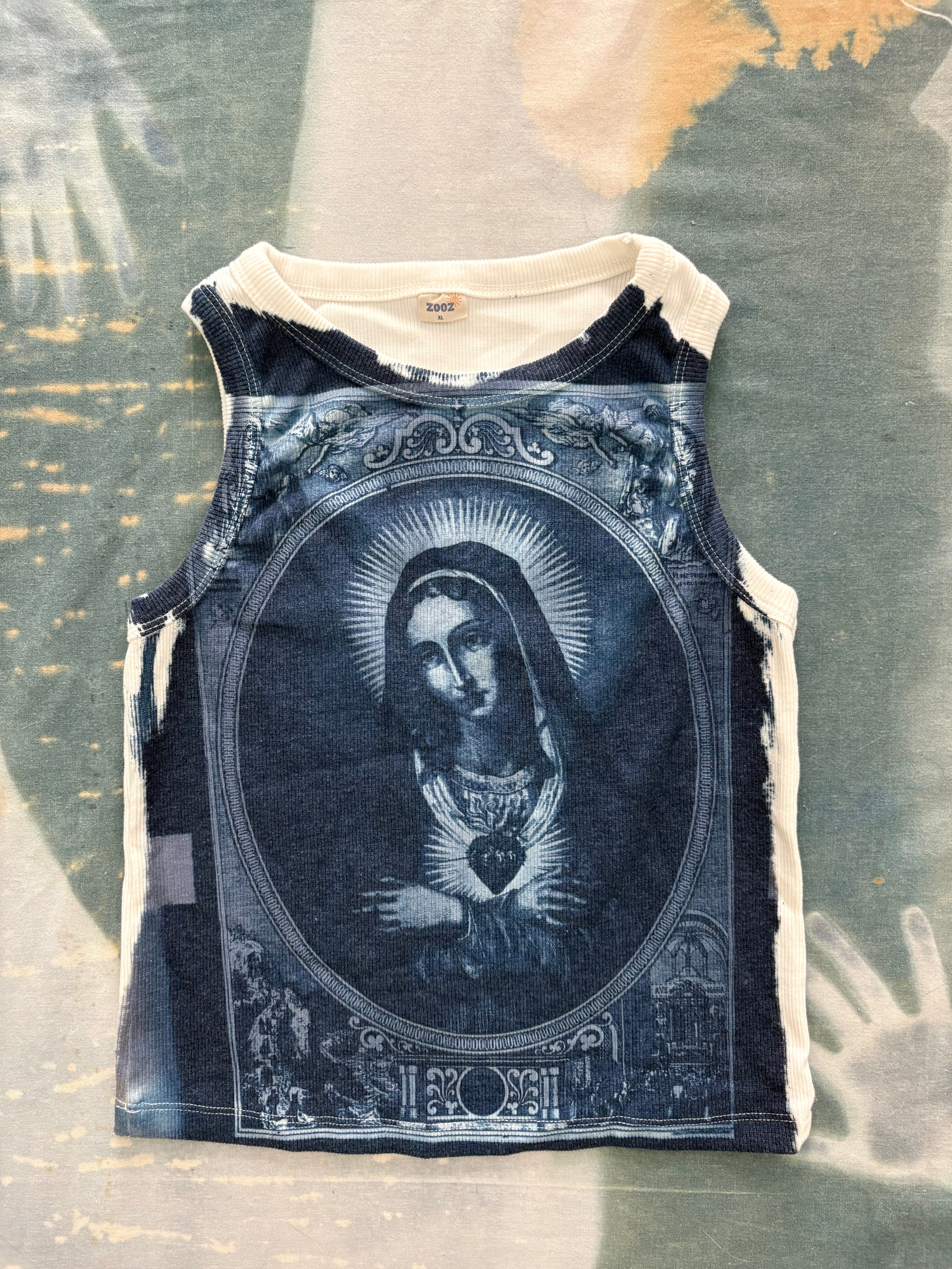 Holy Cyanotype Crop Top Sale 206