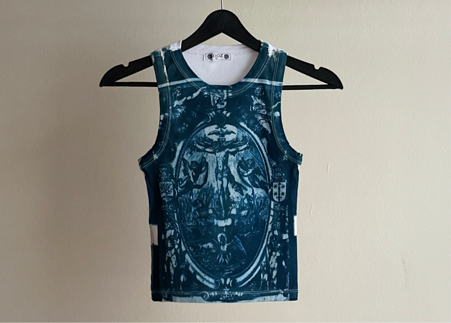 Jesus Cyanotype Crop Top Sale 36