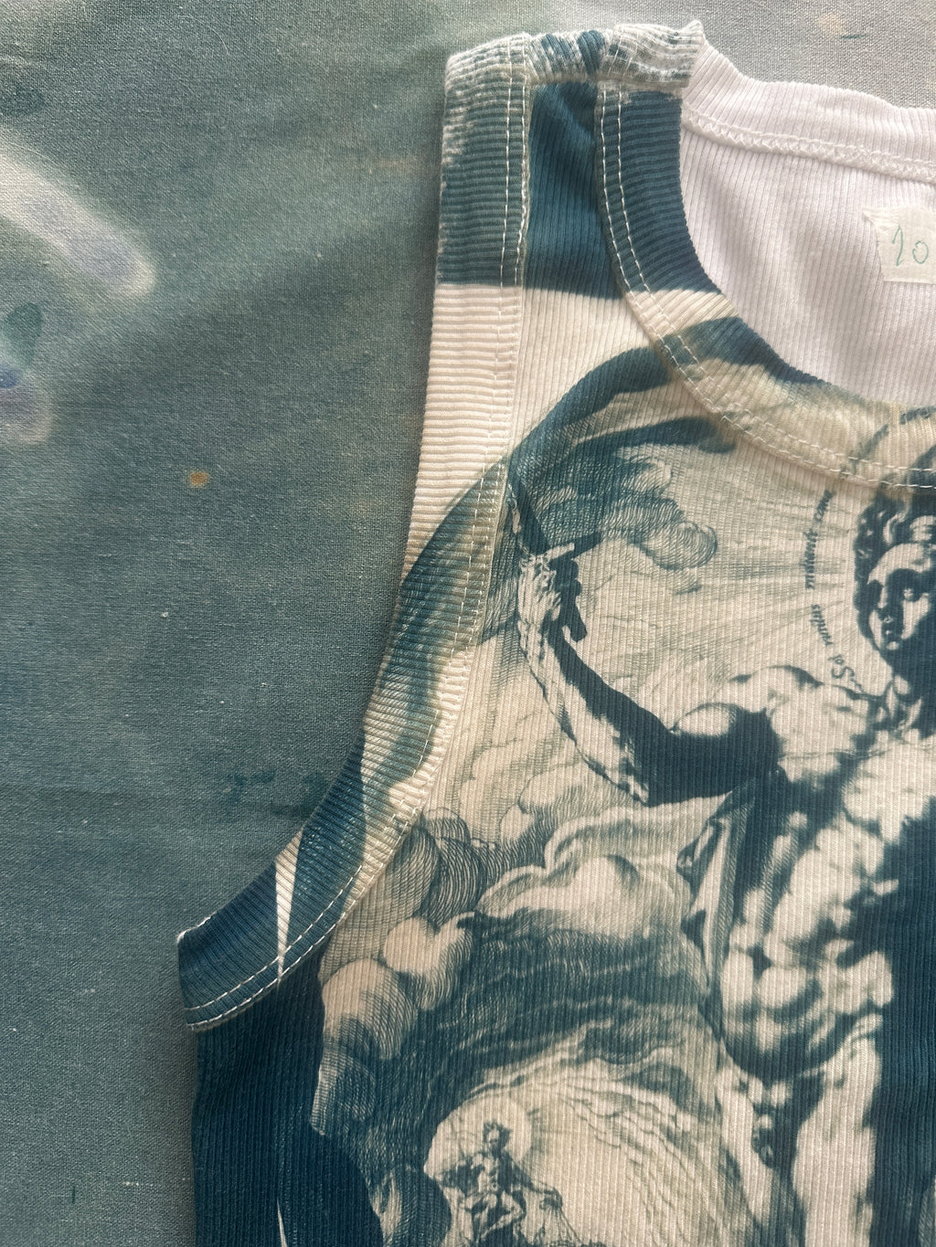 Cyanotype Crop Top Sale 210