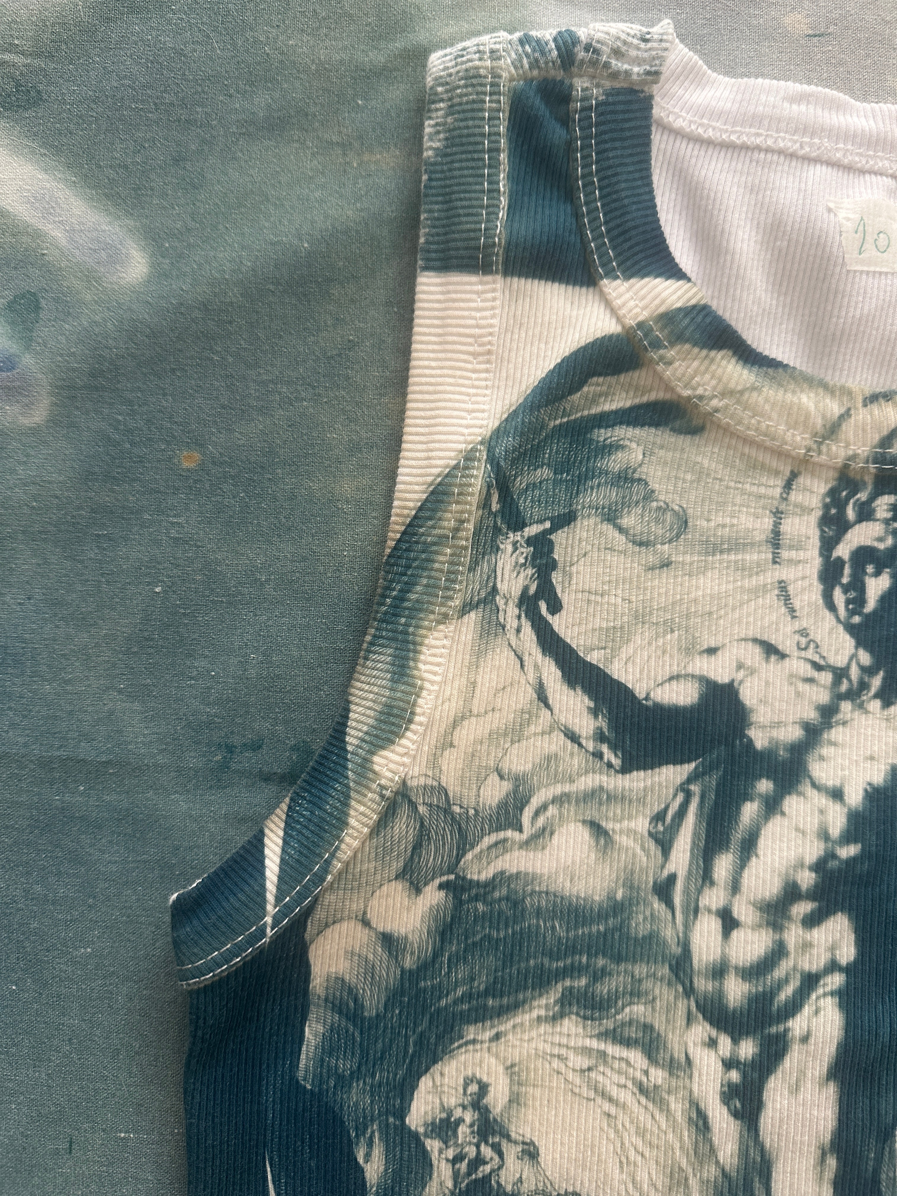 Cyanotype Crop Top Sale 210