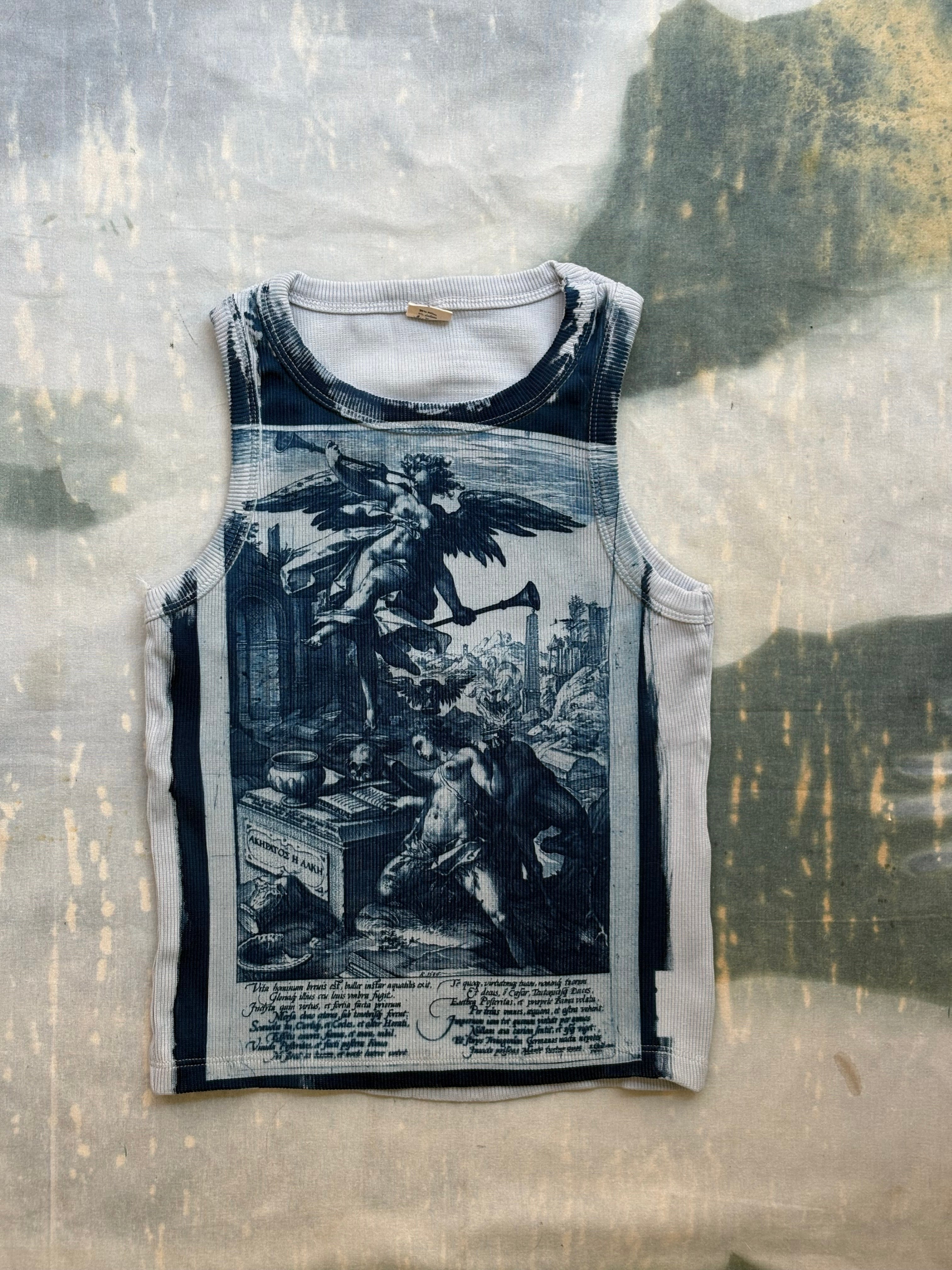 Historie Cyanotype Crop Top Sale 233