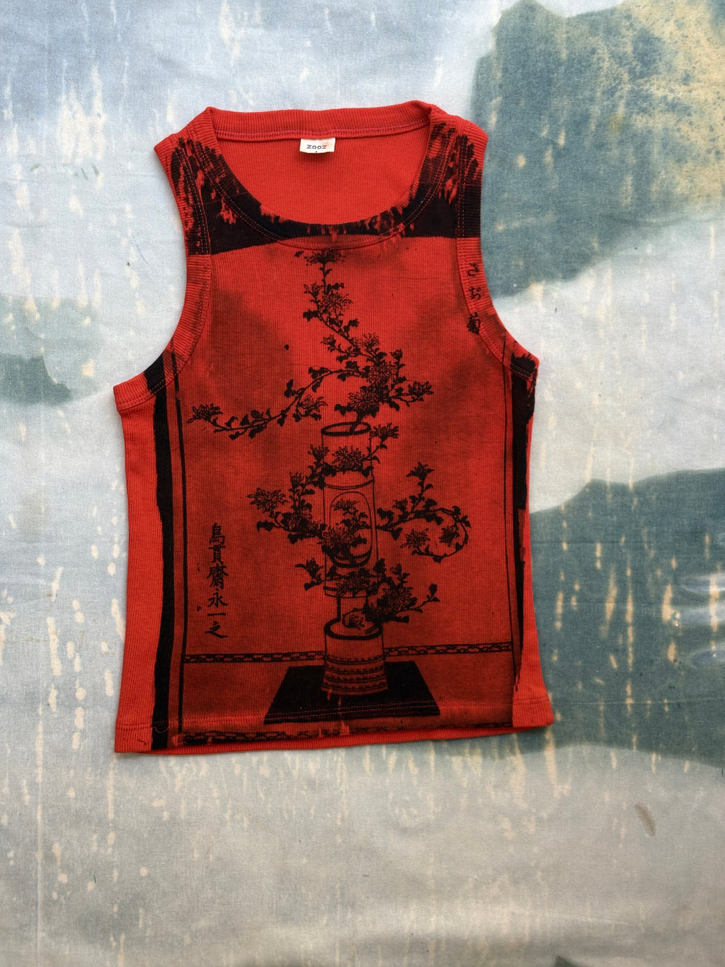 Shofu Cyanotype Crop Top Sale 234