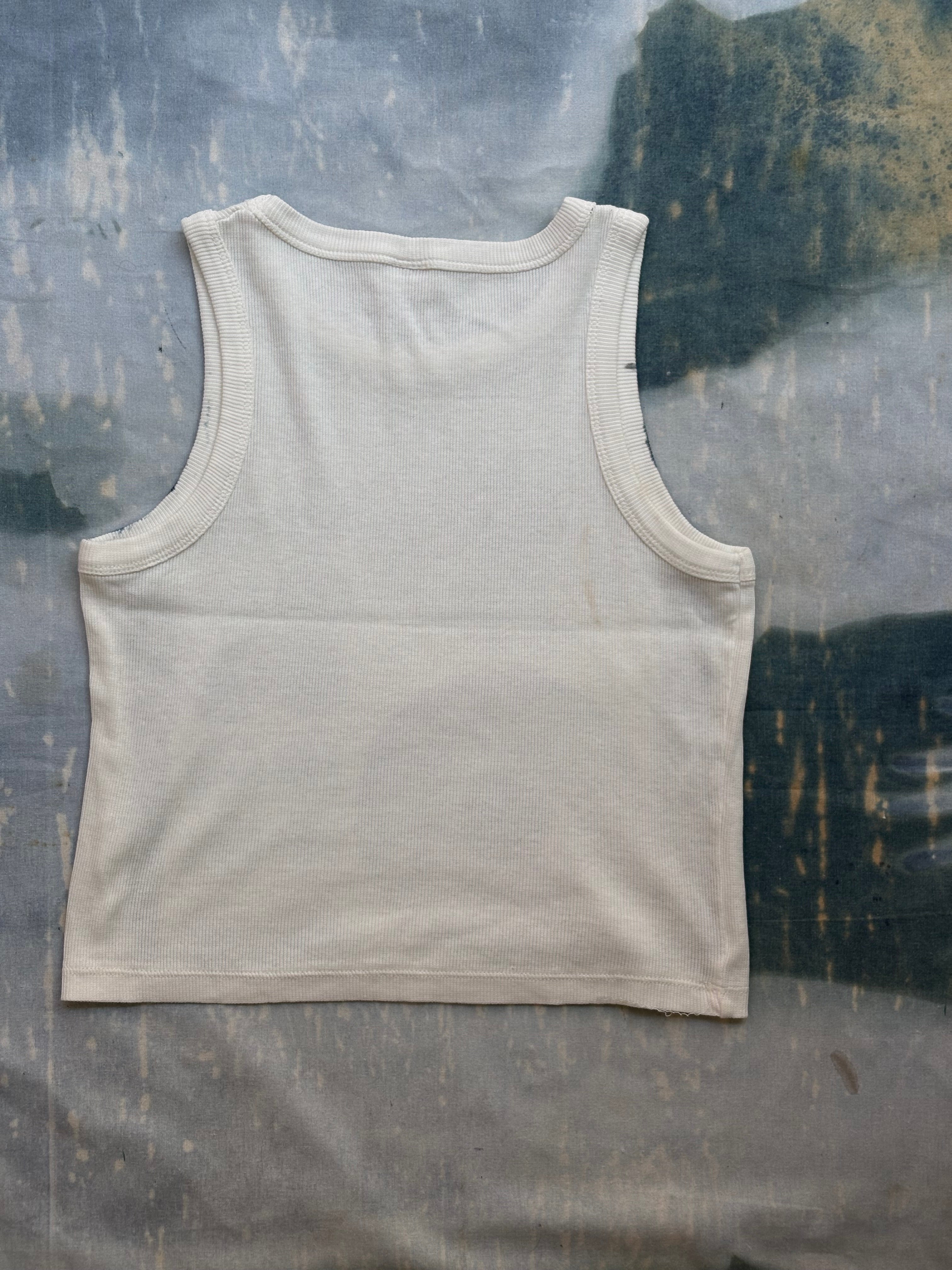 Iris Cyanotype Crop Top Sale 237