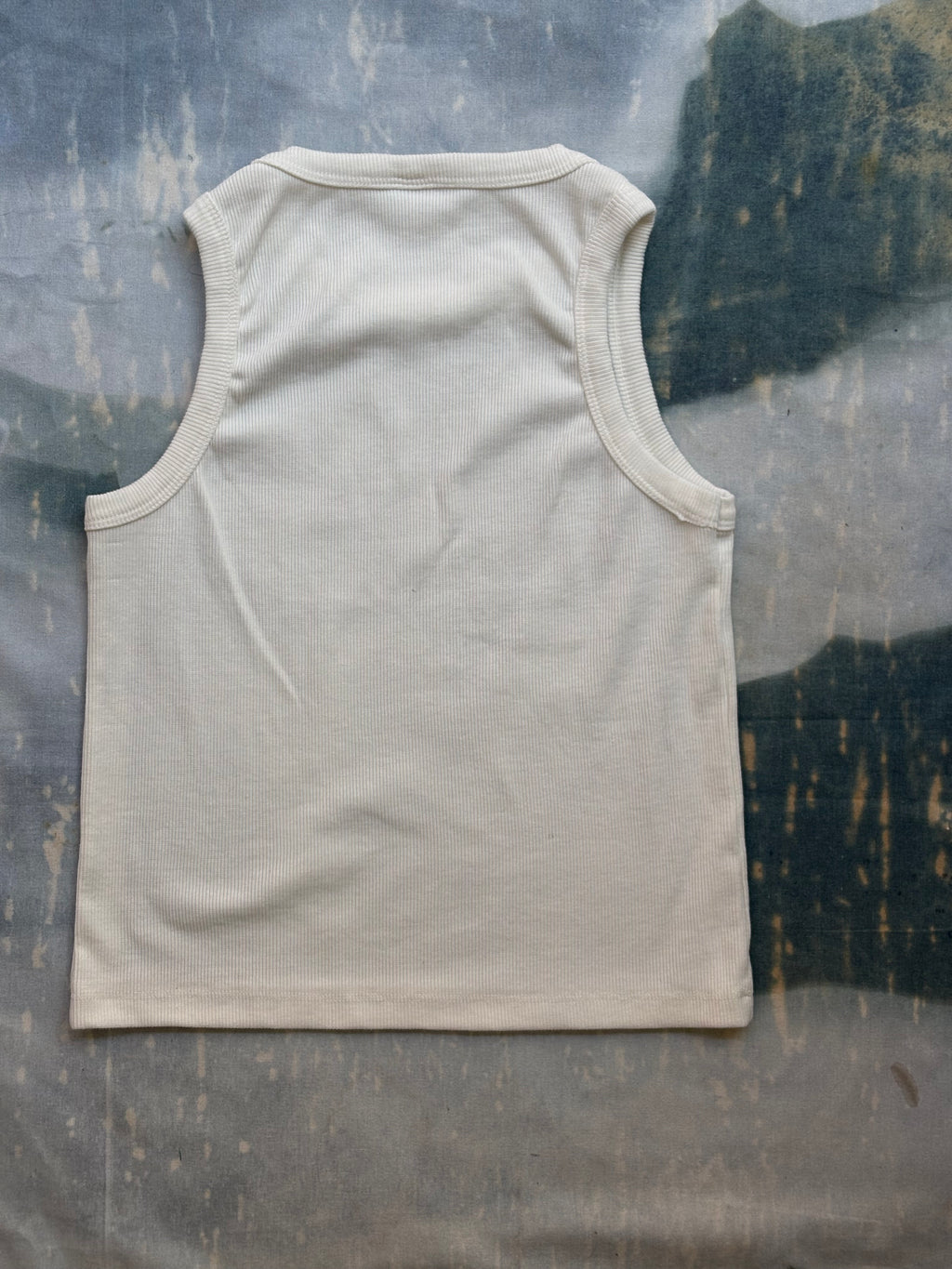 Flower Cyanotype Crop Top Sale 236