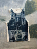 Stamps Cyanotype Crop Top Sale 239