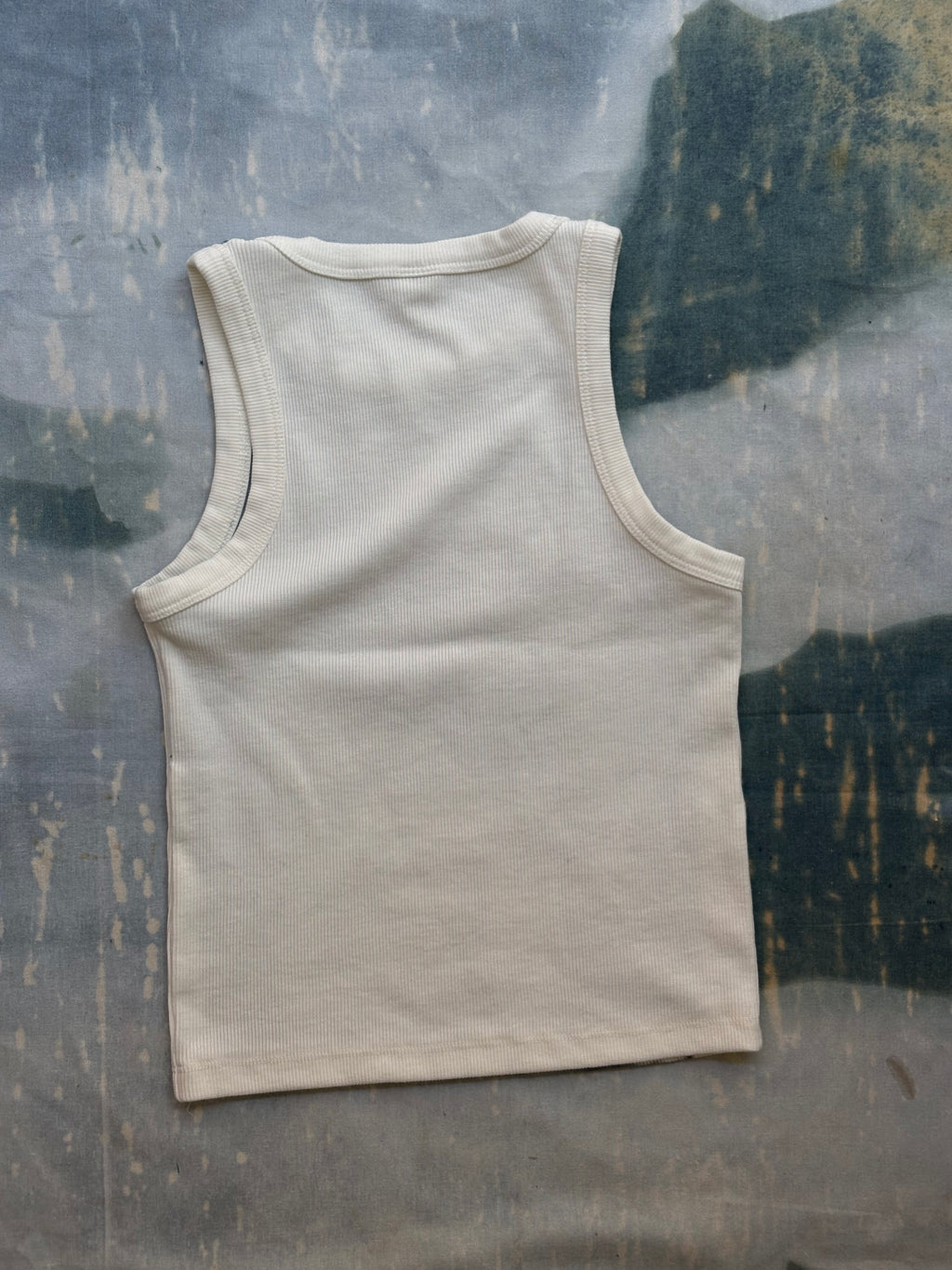 Stamps Cyanotype Crop Top Sale 239