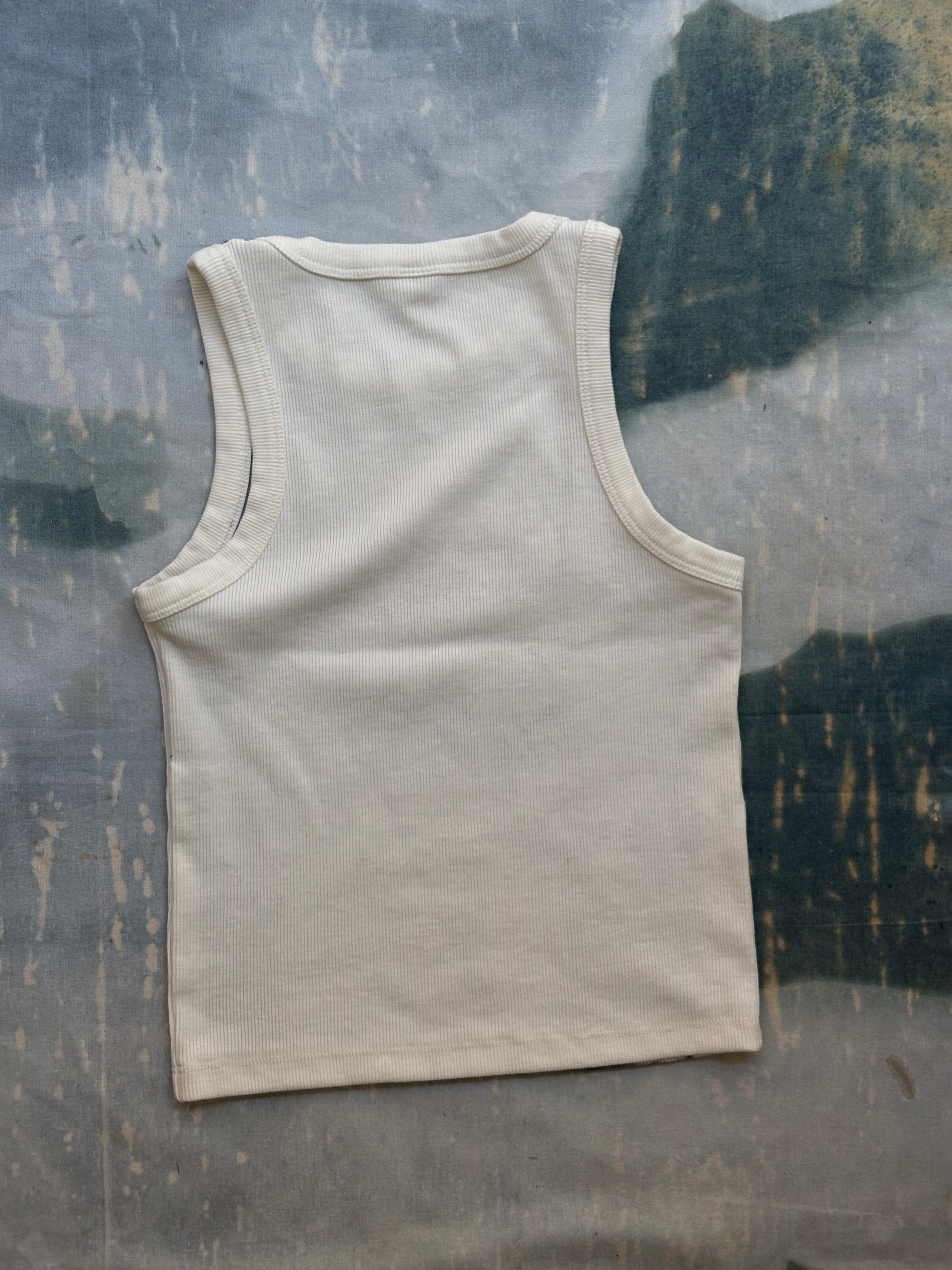 Stamps Cyanotype Crop Top Sale 239