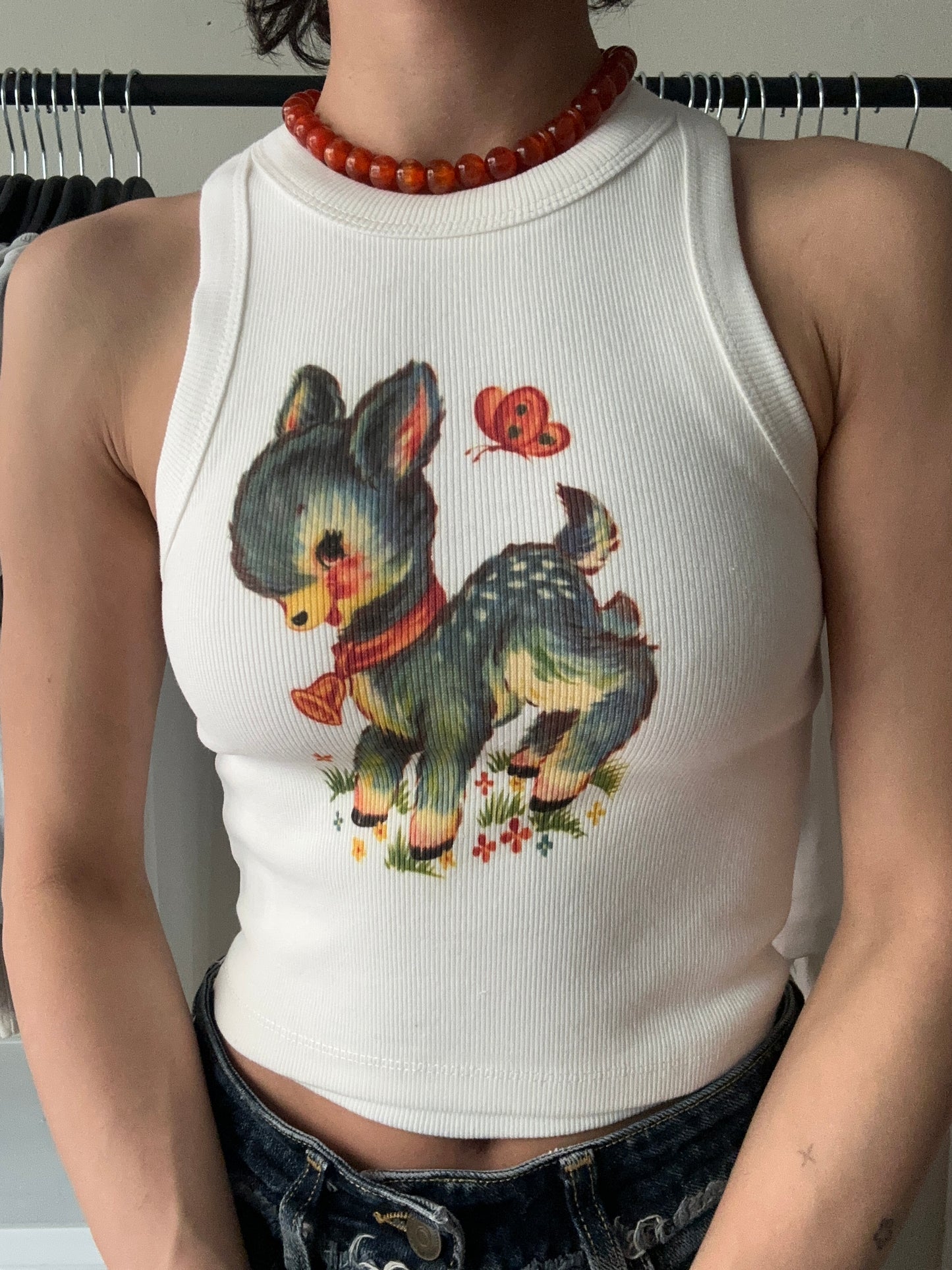 Deer Crop Top