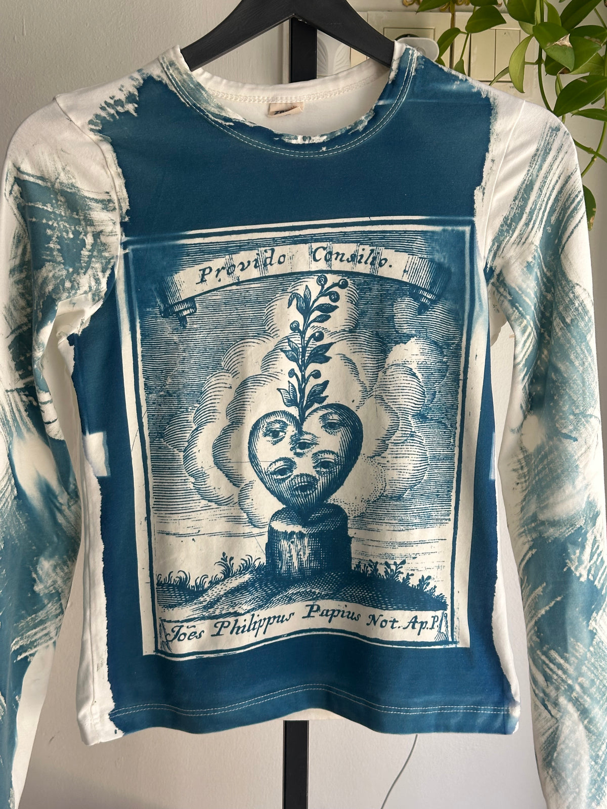 Papius Cyanotype Printed Long Sleeve Tee