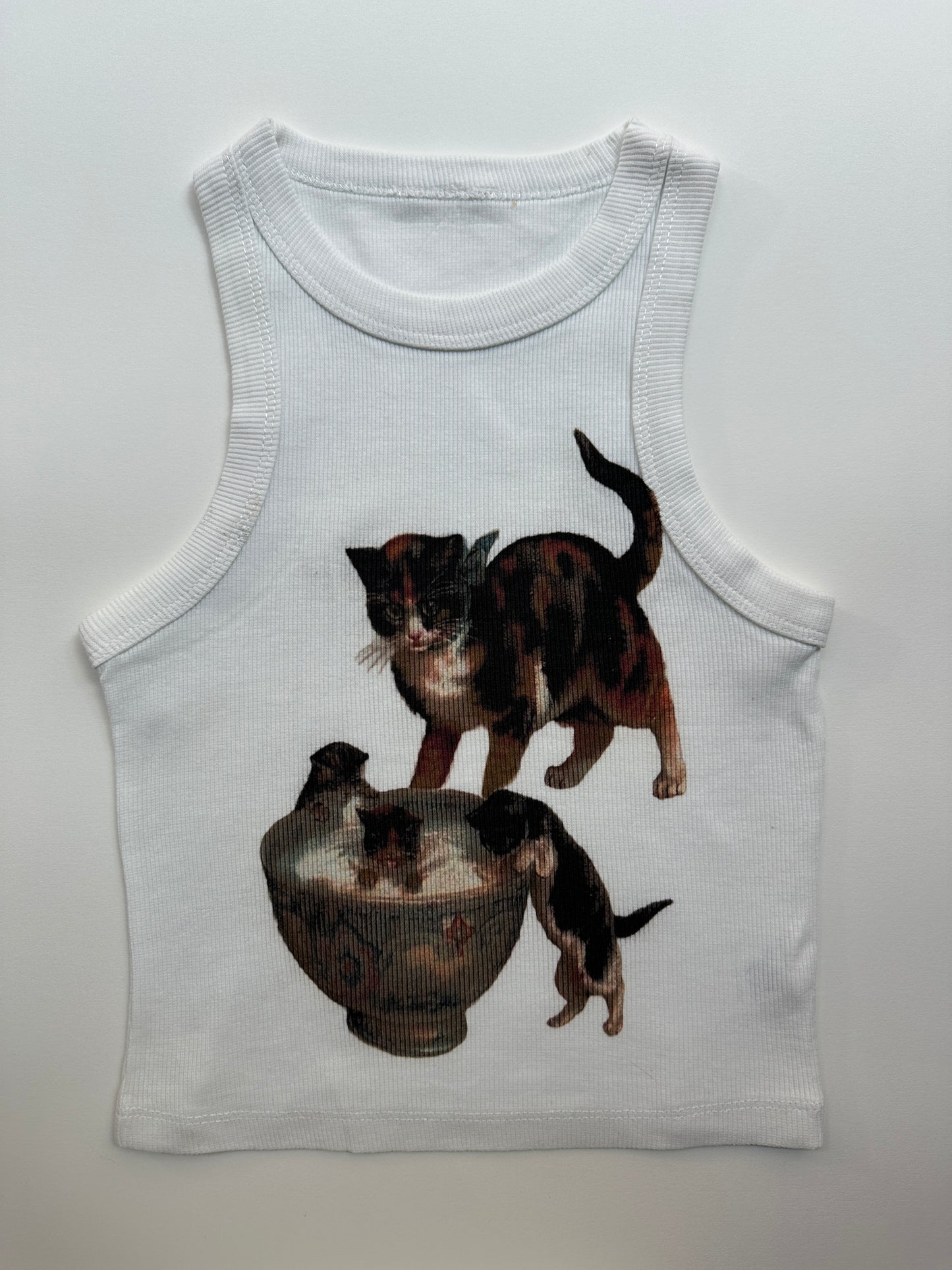 Cats Crop Top