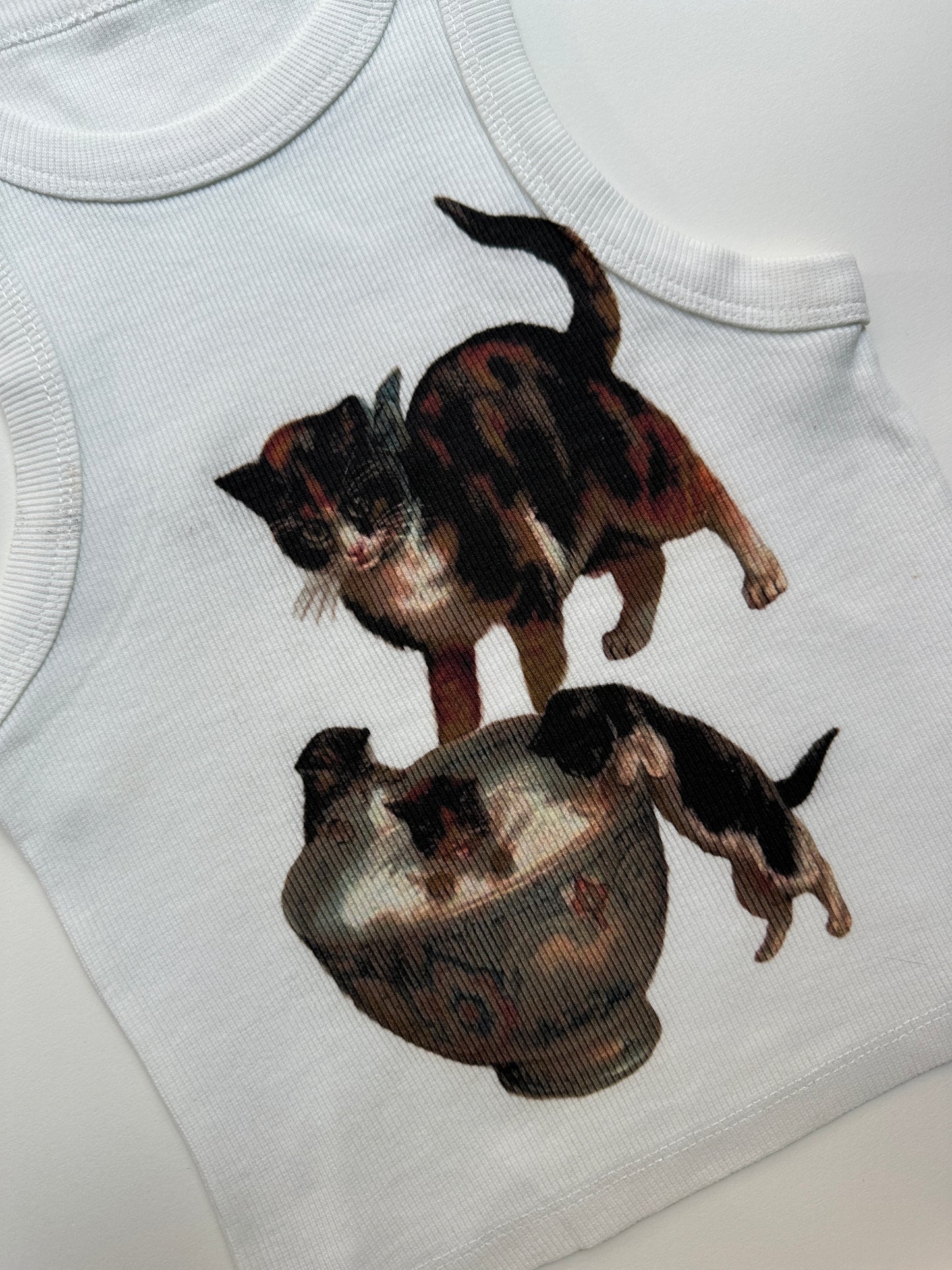 Cats Crop Top