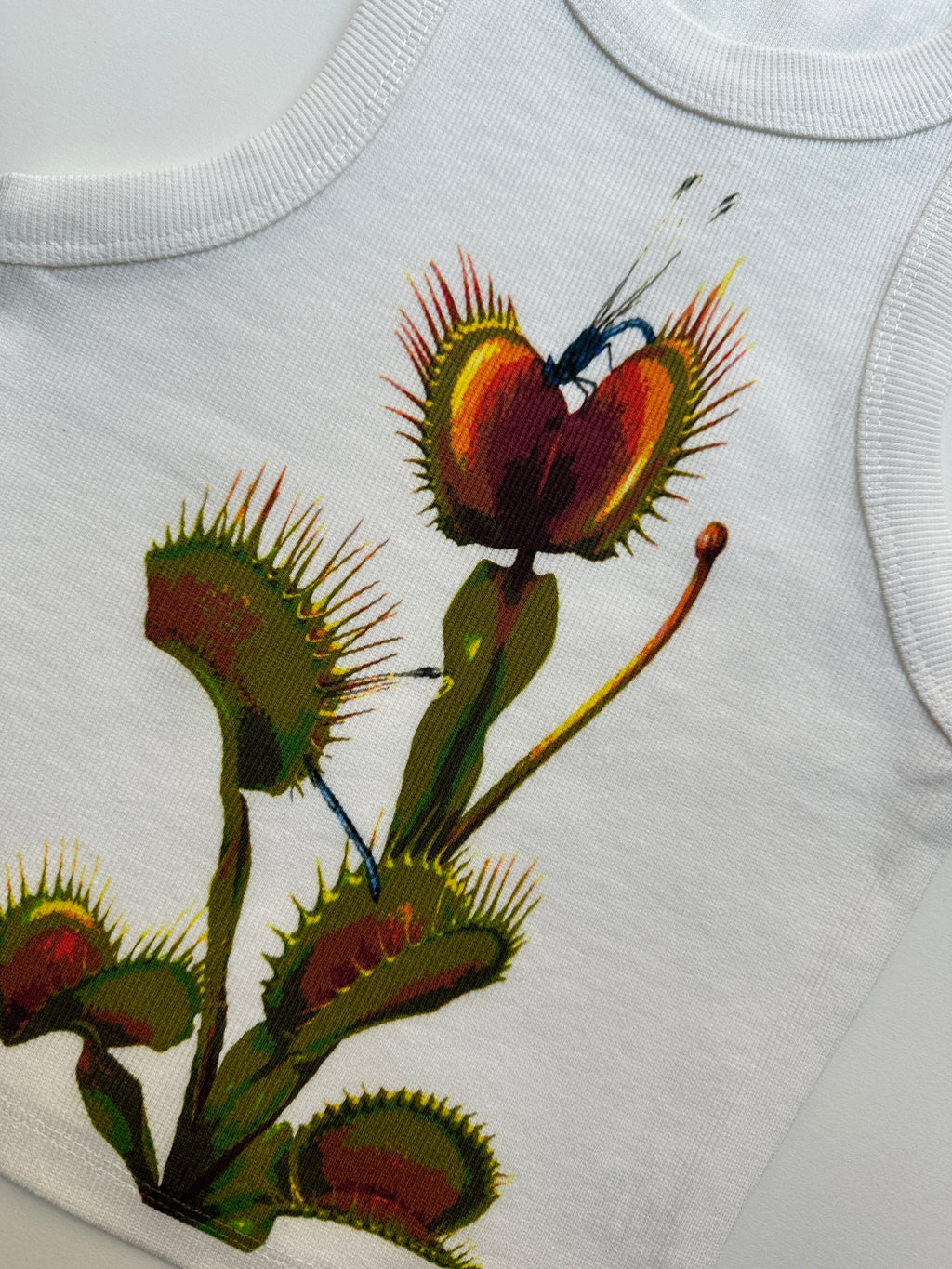 Venus Flytrap Poster Crop Top