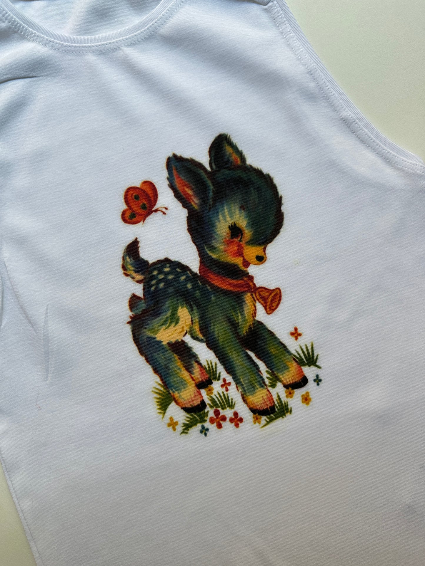 Deer Flower Tank Top