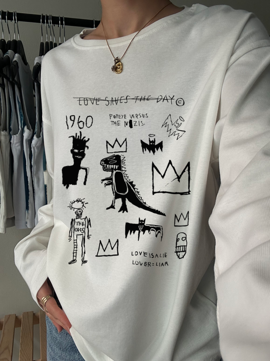 Abstract Street Sketch Long Sleeve Tee