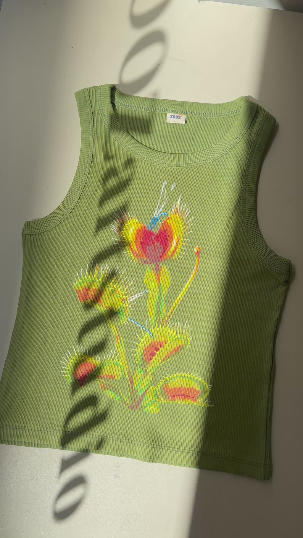 Venus Flytrap Poster Crop Top
